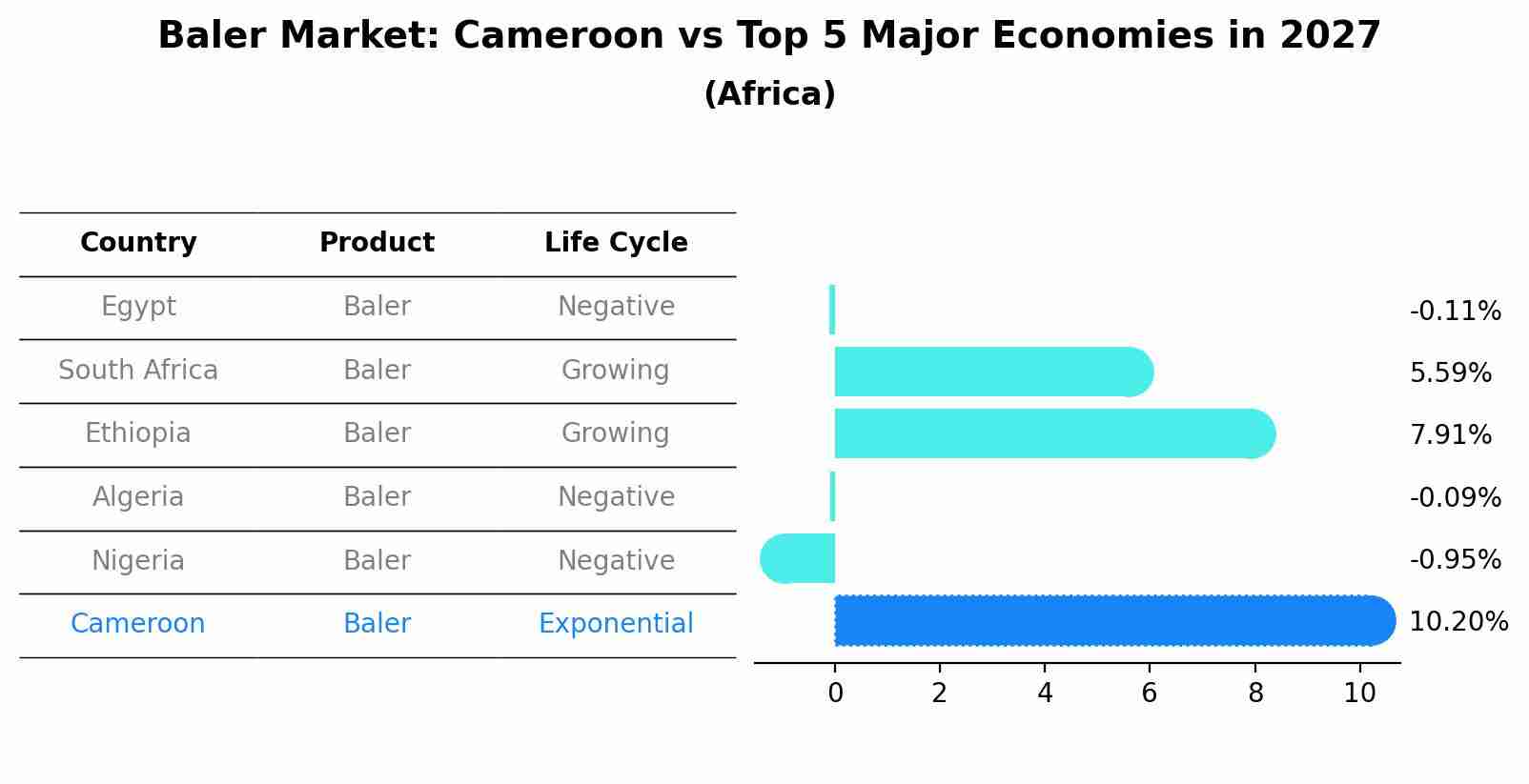 Baler Market: Cameroon vs Top 5 Major Economies in 2027 (Africa)
