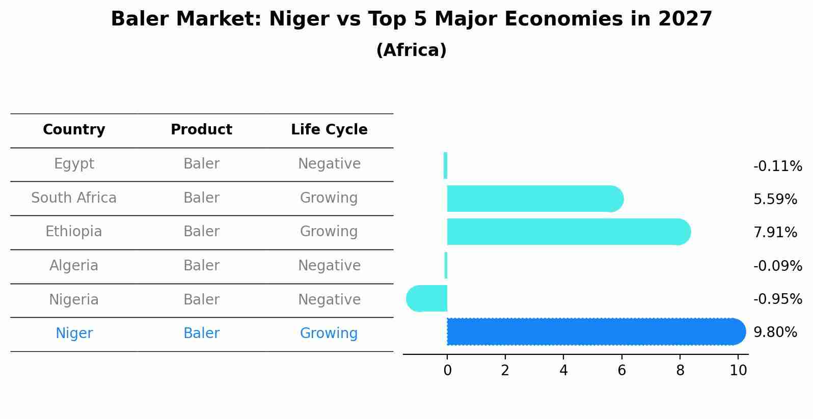 Baler Market: Niger vs Top 5 Major Economies in 2027 (Africa)