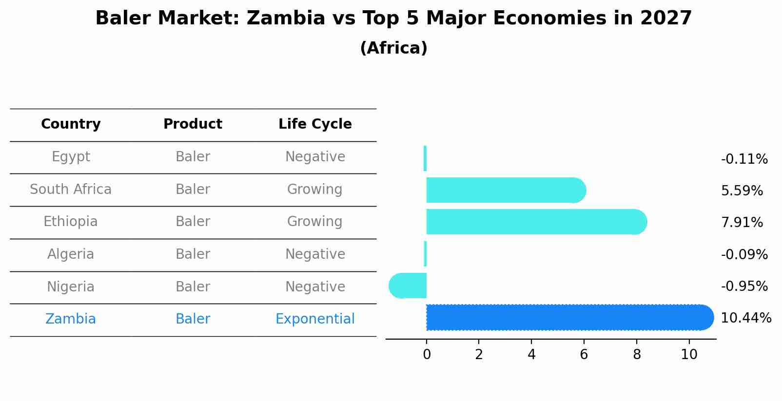 Baler Market: Zambia vs Top 5 Major Economies in 2027 (Africa)