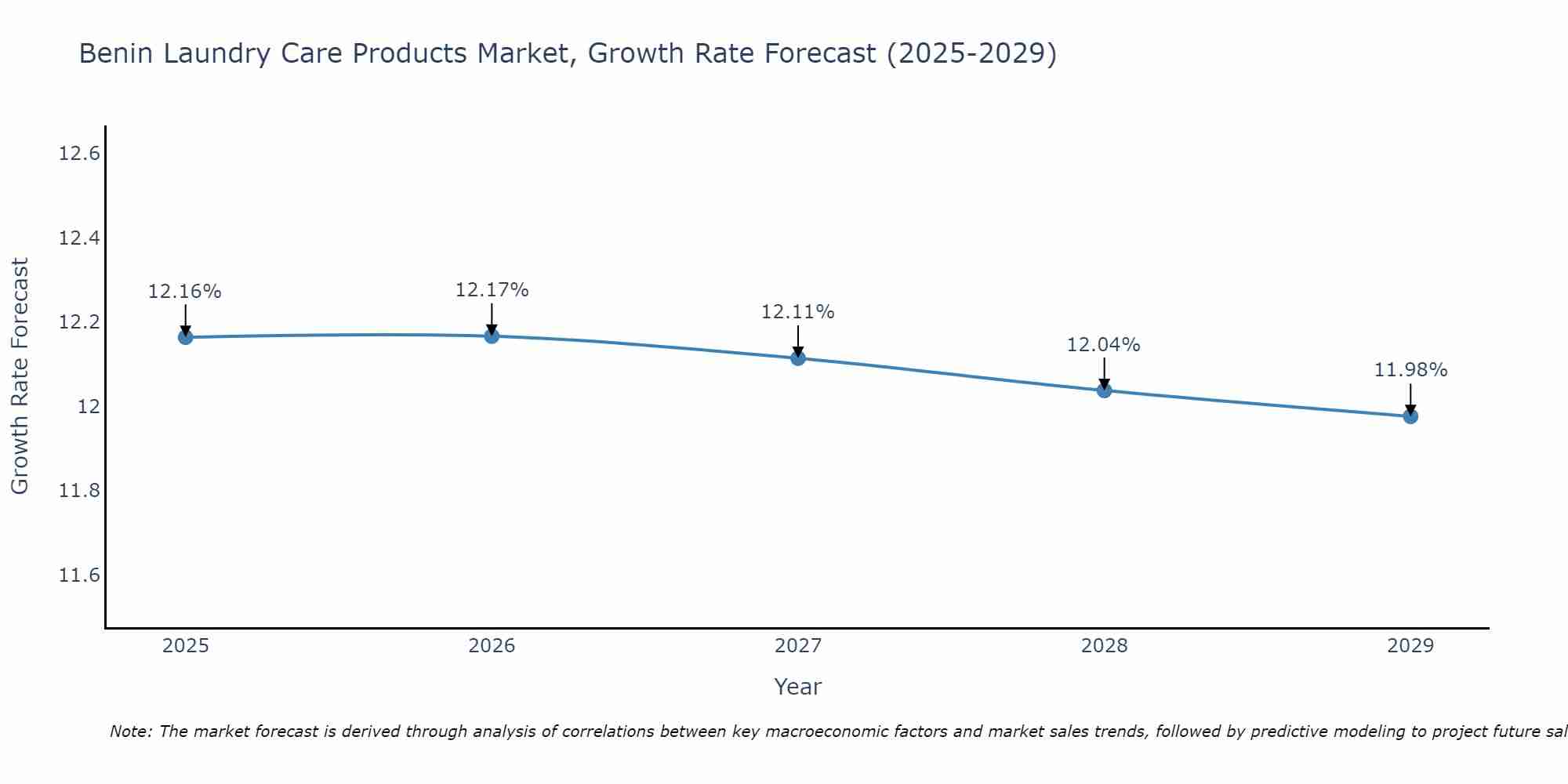 Benin Laundry Care Products Market Size Growth Rate