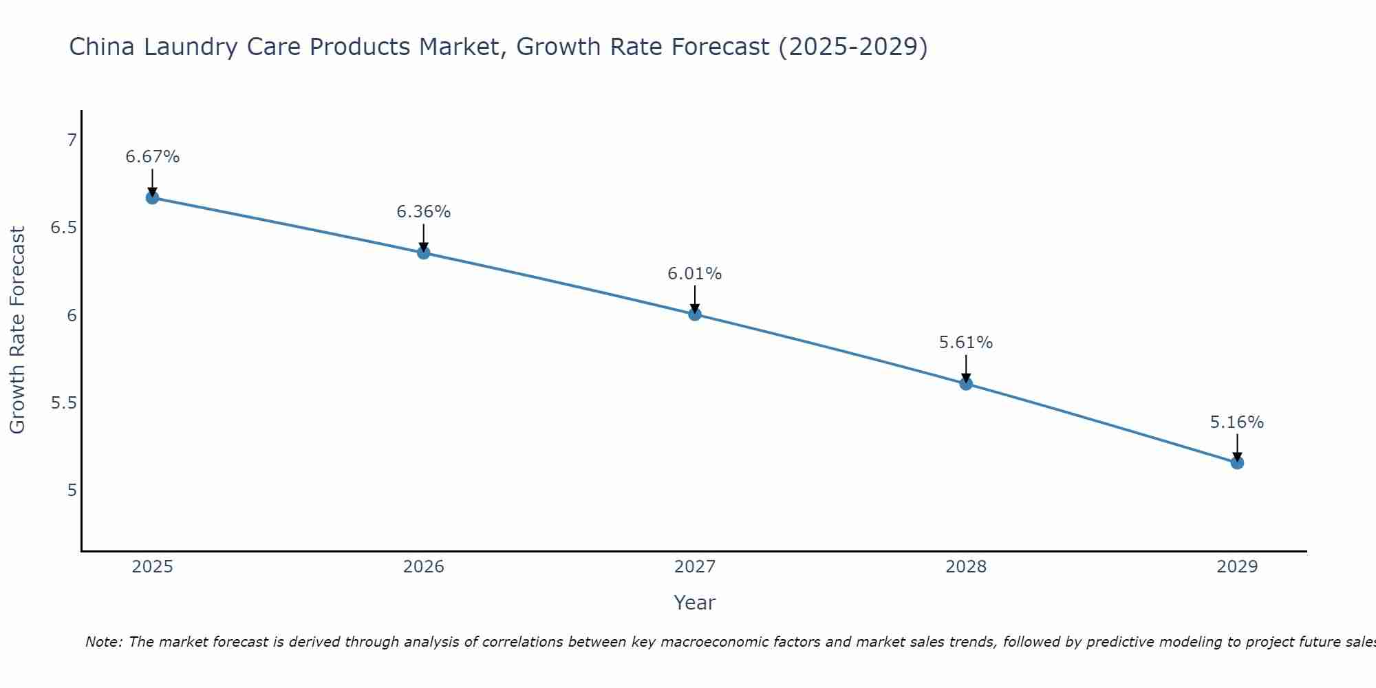China Laundry Care Products Market Size Growth Rate