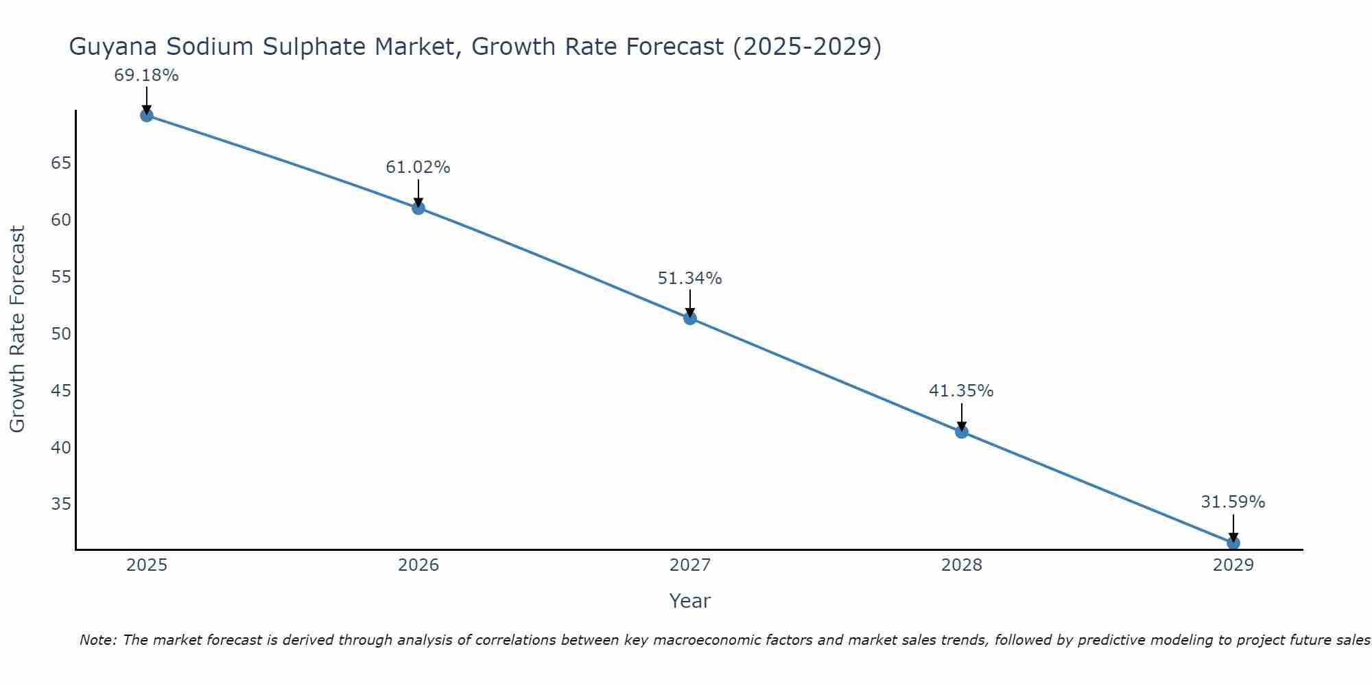 Guyana Sodium Sulphate Market Size Growth Rate