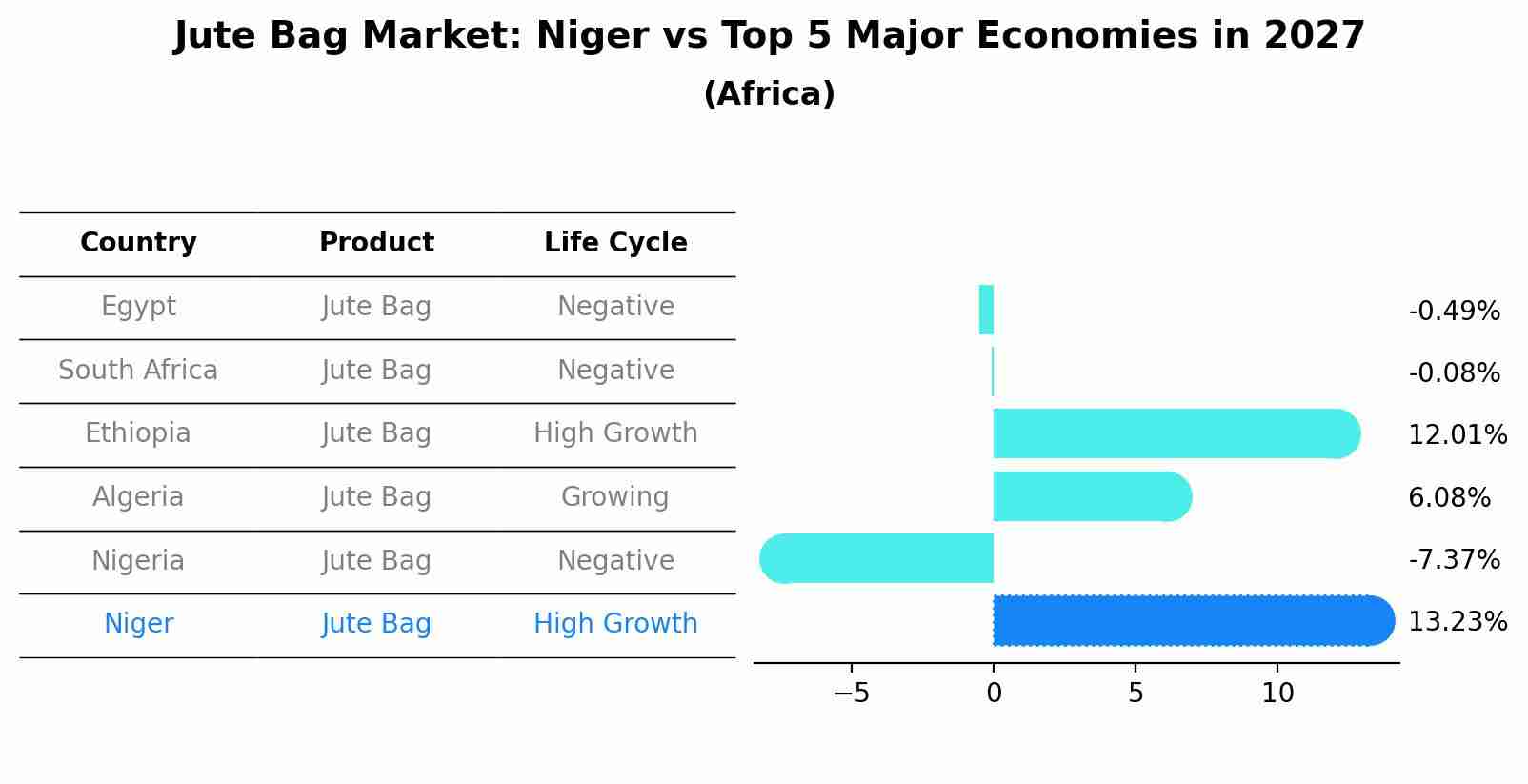 Jute Bag Market: Niger vs Top 5 Major Economies in 2027 (Africa)