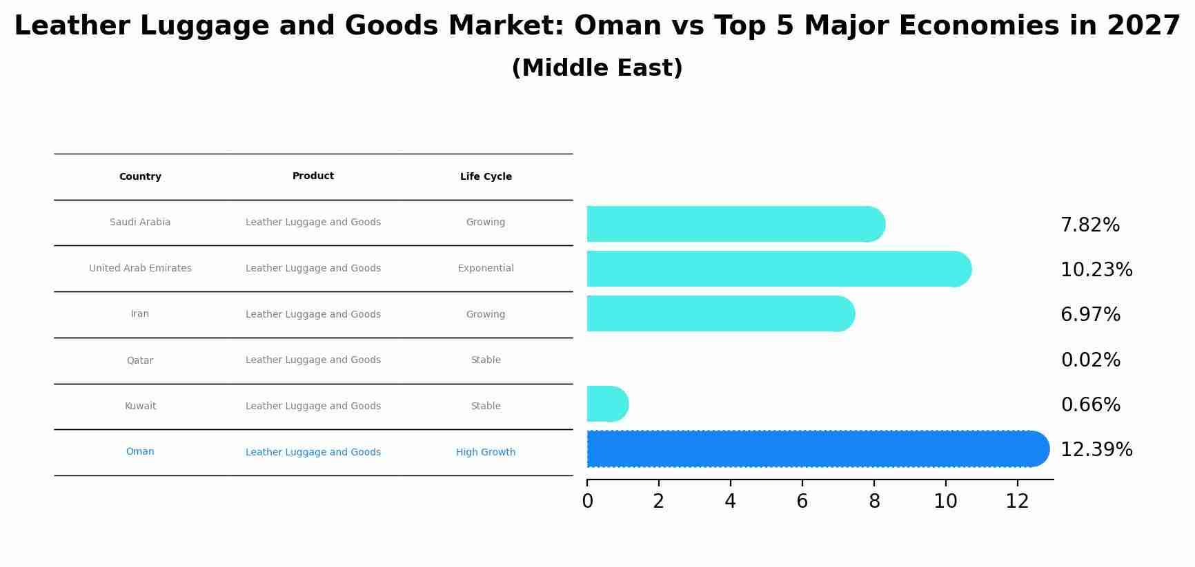 Leather Luggage and Goods Market: Oman vs Top 5 Major Economies in 2027 (Middle East)