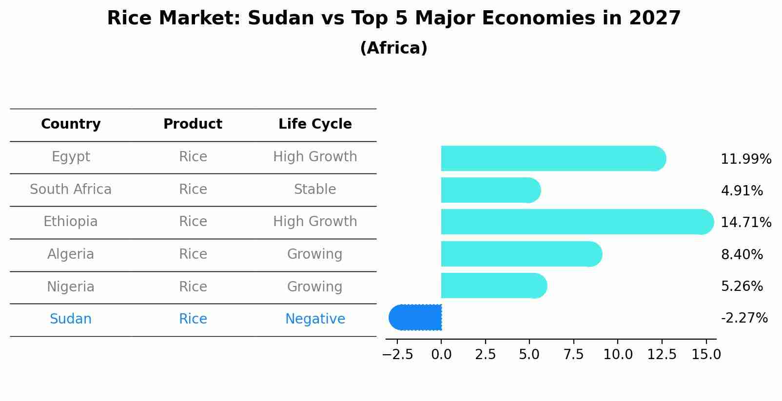 Rice Market: Sudan vs Top 5 Major Economies in 2027 (Africa)