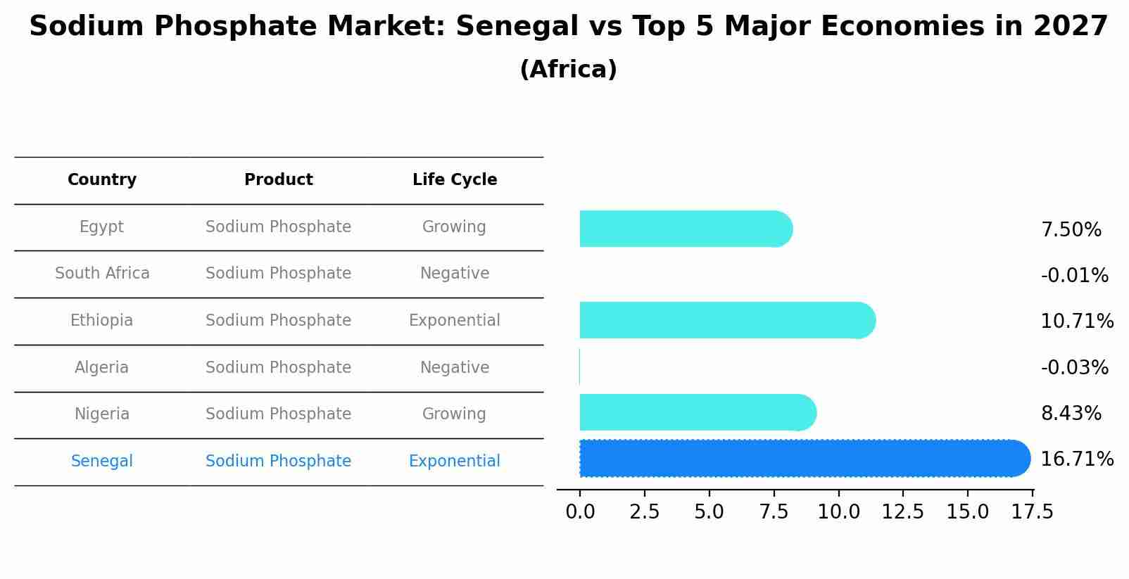 Sodium Phosphate Market: Senegal vs Top 5 Major Economies in 2027 (Africa)