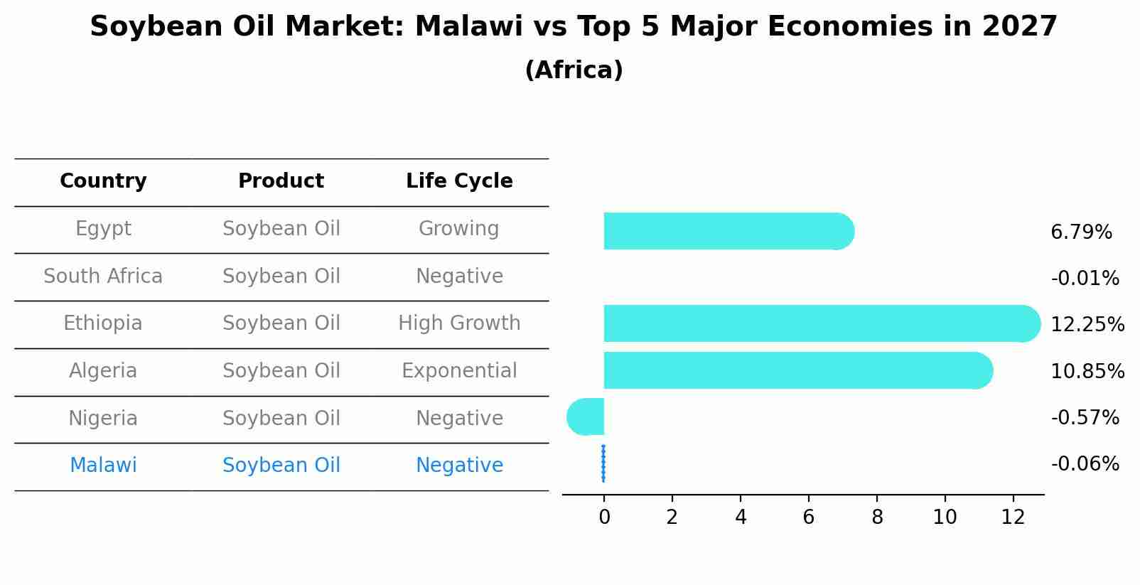 Soybean Oil Market: Malawi vs Top 5 Major Economies in 2027 (Africa)
