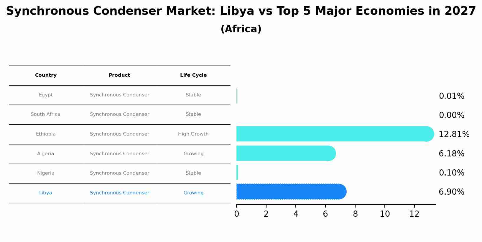 Synchronous Condenser Market: Libya vs Top 5 Major Economies in 2027 (Africa)