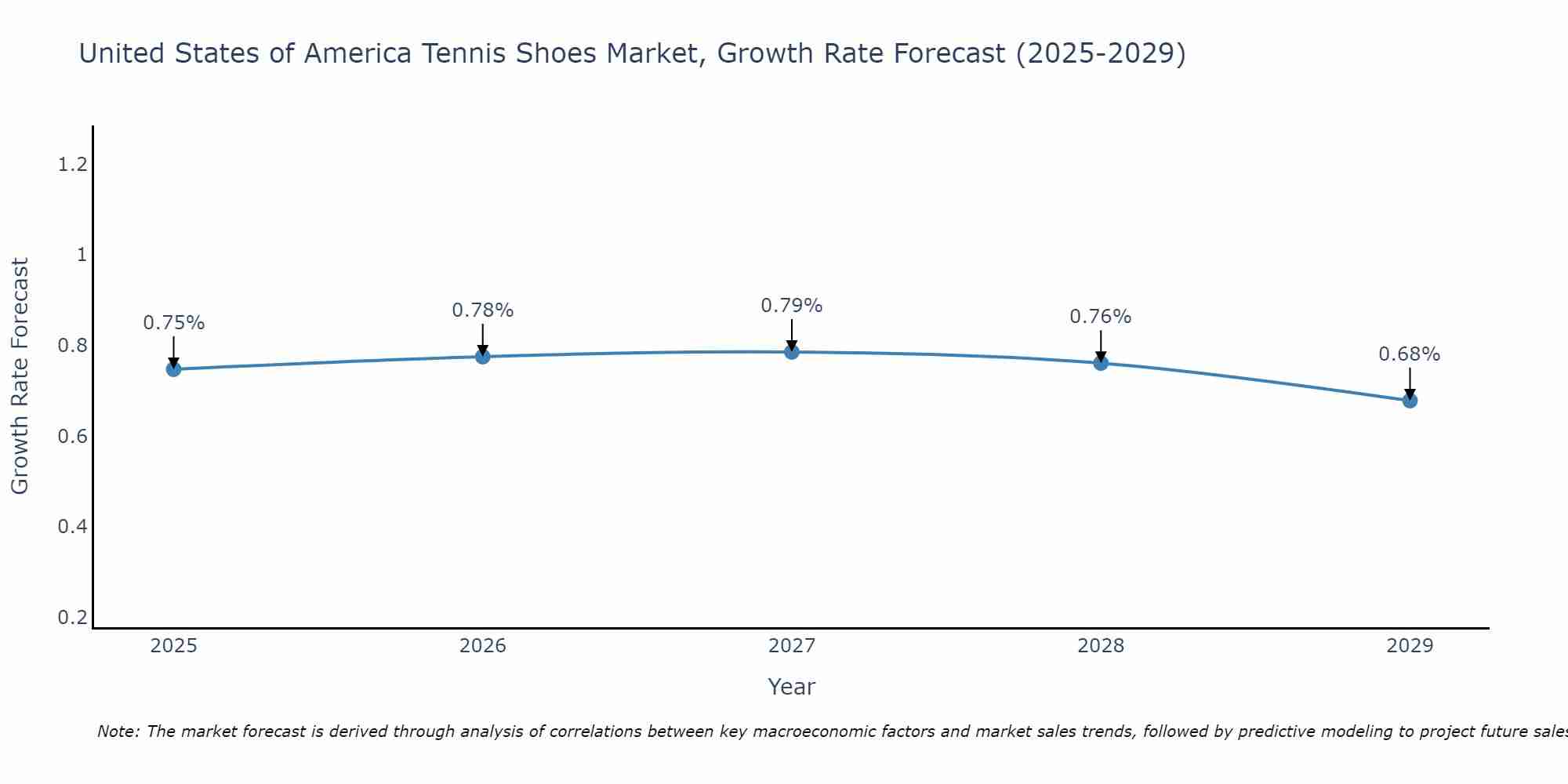 United States of America Tennis Shoes Market Size Growth Rate