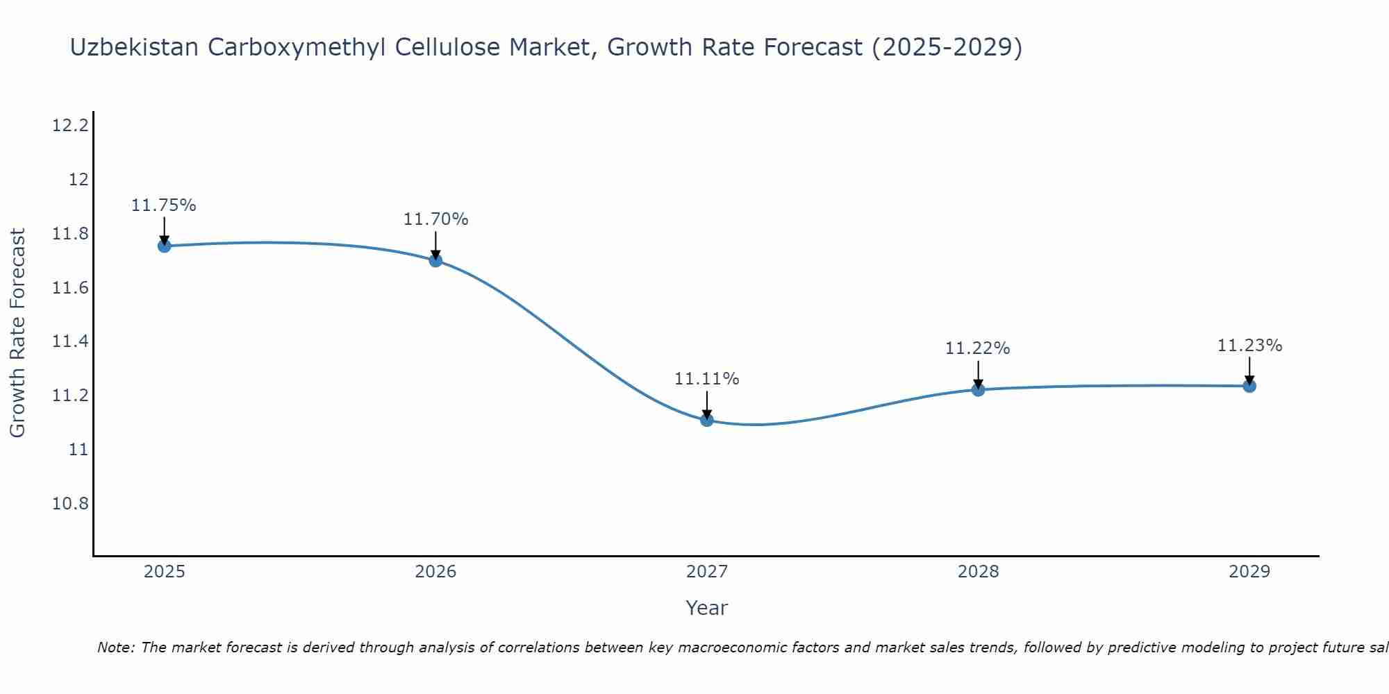 Uzbekistan Carboxymethyl Cellulose Market Size Growth Rate