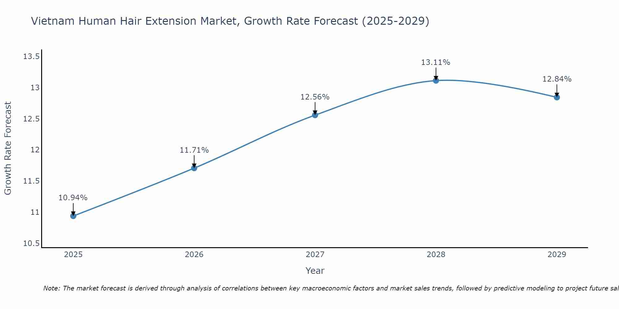 Vietnam Human Hair Extension Market Growth Rate