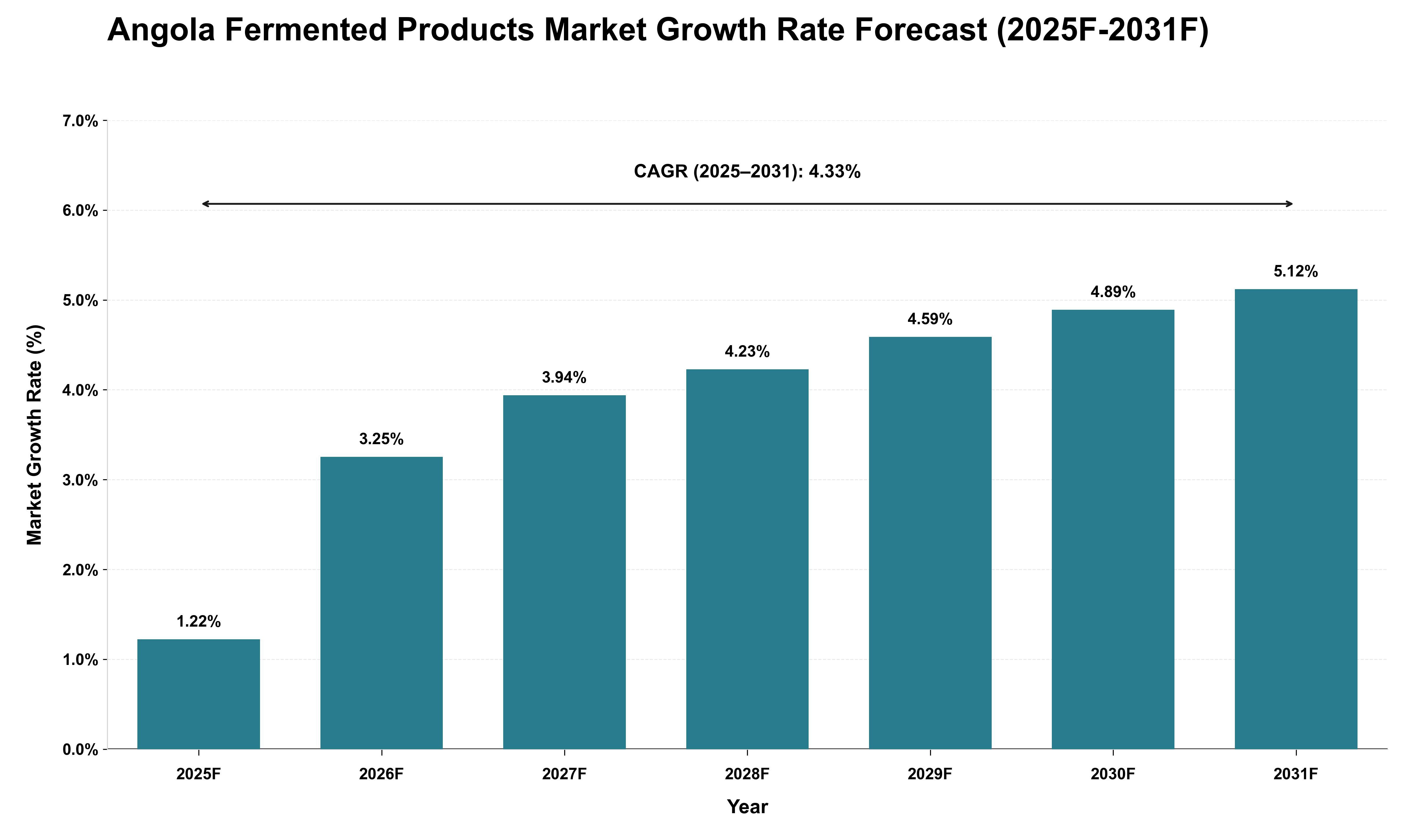 Angola Fermented Products Market Growth Rate Analysis (2025 - 2031)