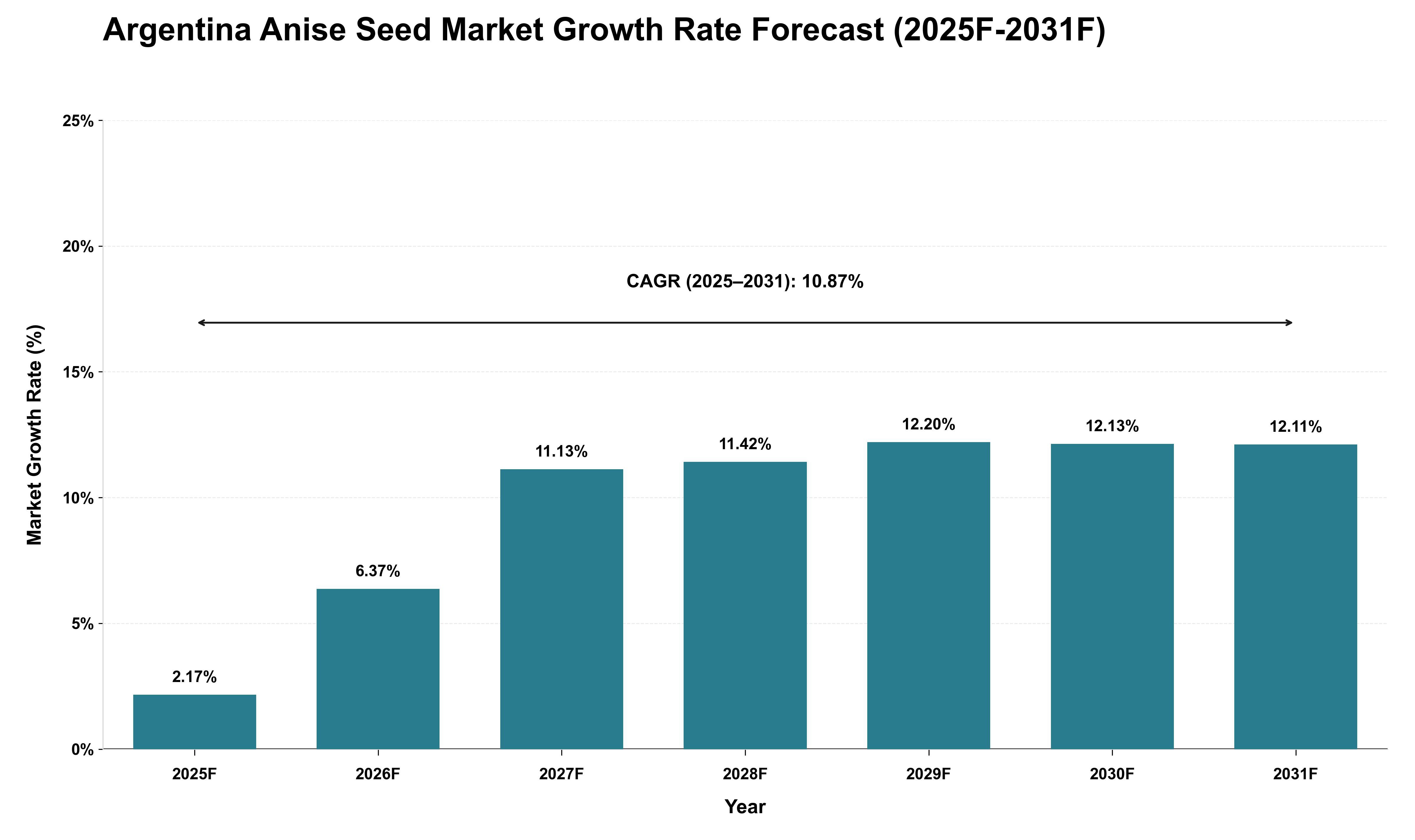 Argentina Anise Seed Market Growth Rate Analysis (2025 - 2031)