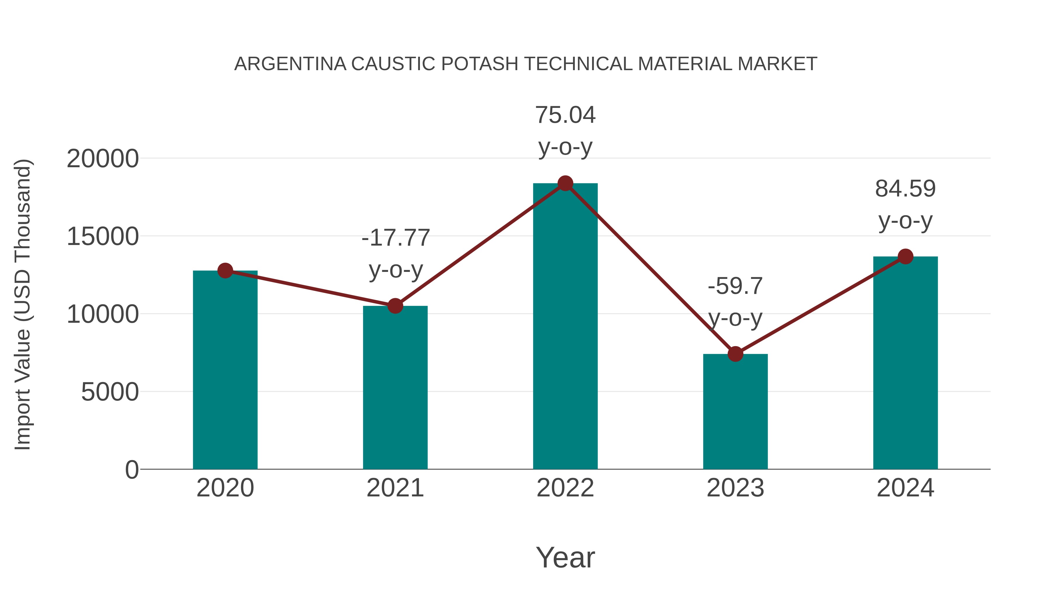  Argentina Caustic Potash Technical Material Market: Import Trend Analysis