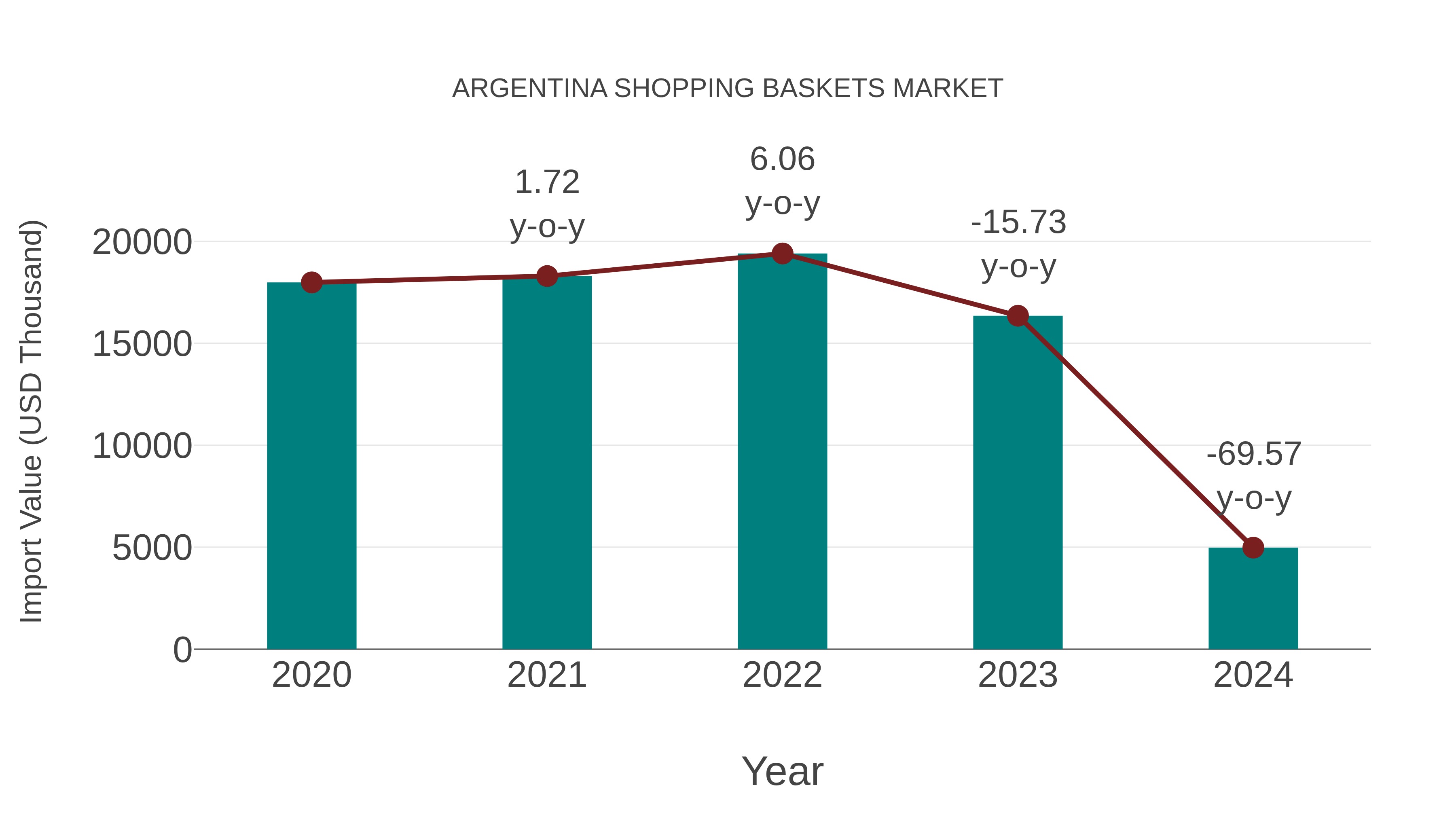 Argentina Shopping Baskets Market: Import Trend Analysis