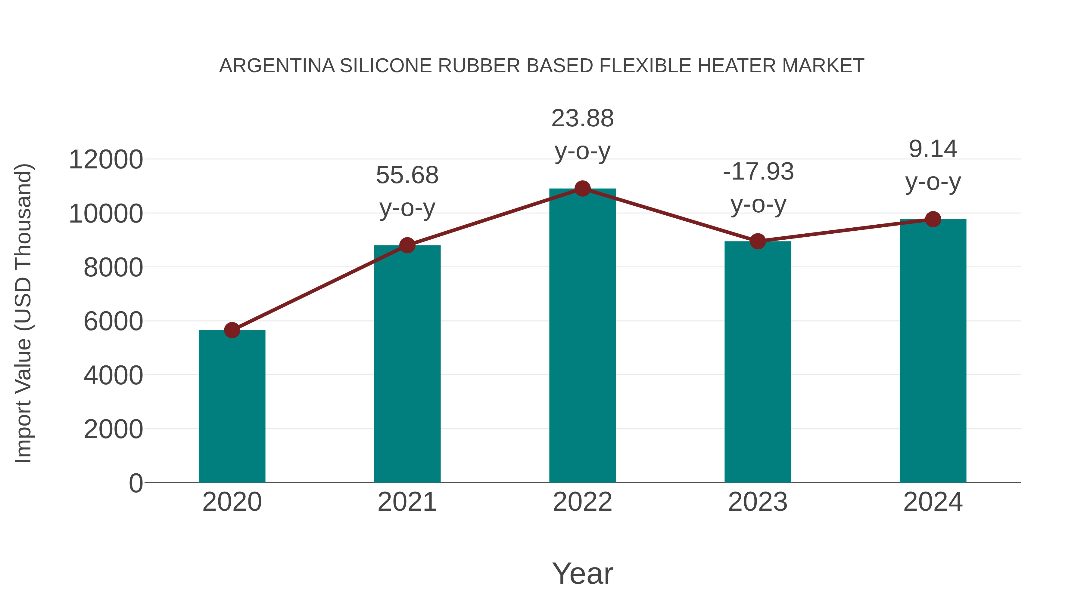  Argentina Silicone Rubber Based Flexible Heater Market: Import Trend Analysis