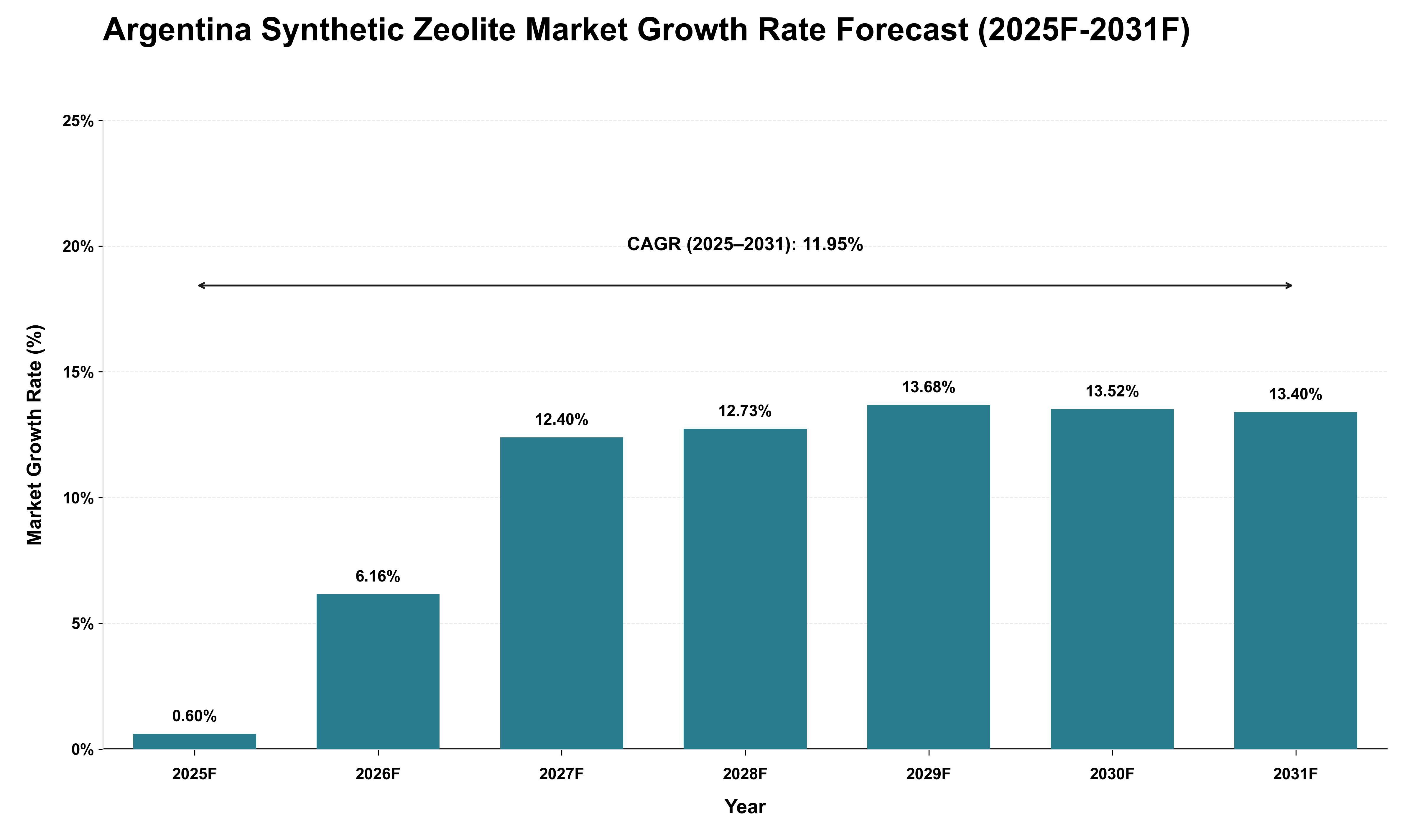 Argentina Synthetic Zeolite Market Growth Rate Analysis (2025 - 2031)