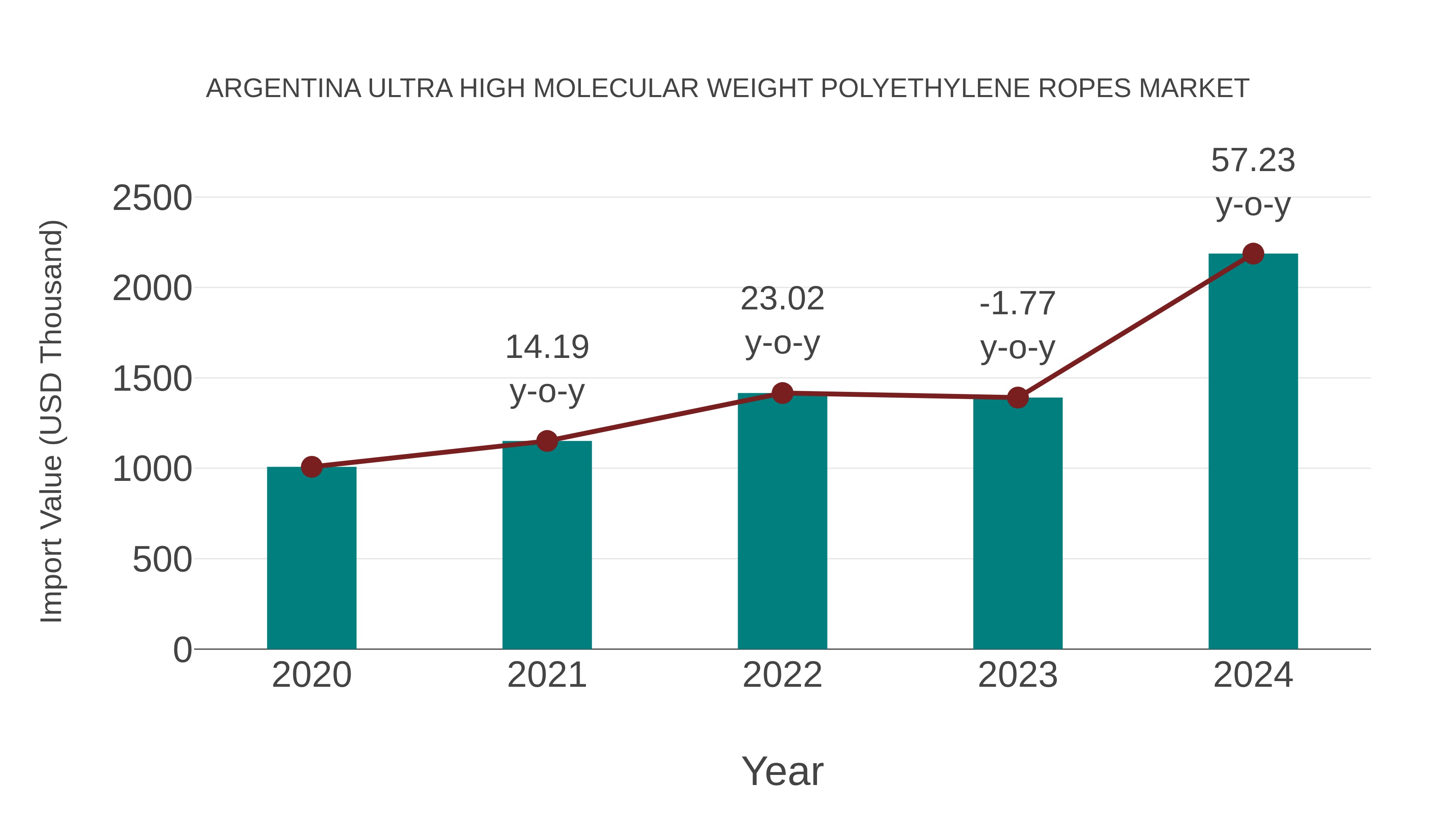  Argentina Ultra High Molecular Weight Polyethylene Ropes Market: Import Trend Analysis