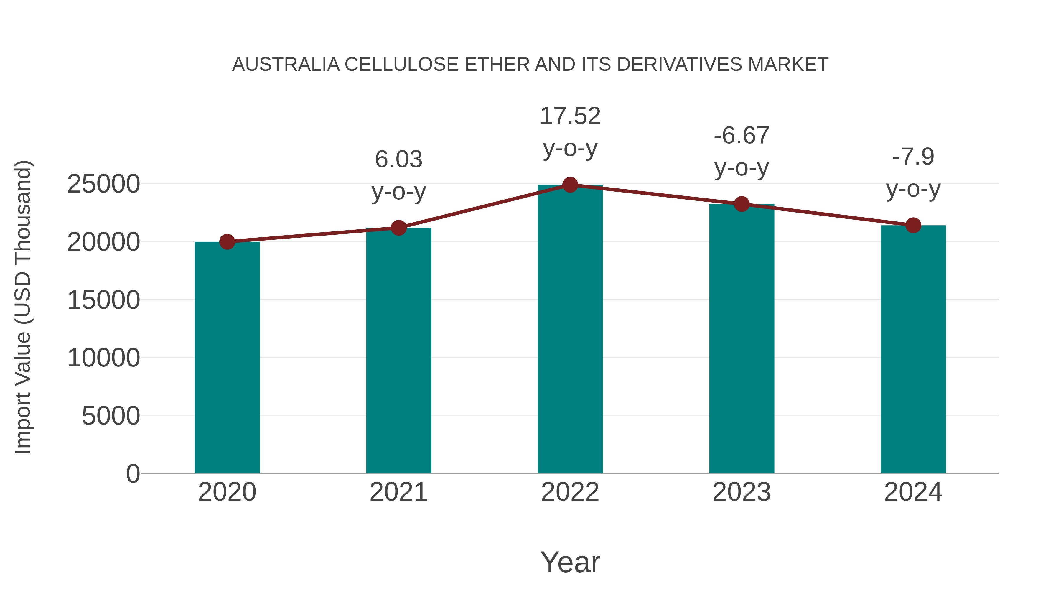  Australia Cellulose Ether and Its Derivatives Market: Import Trend Analysis