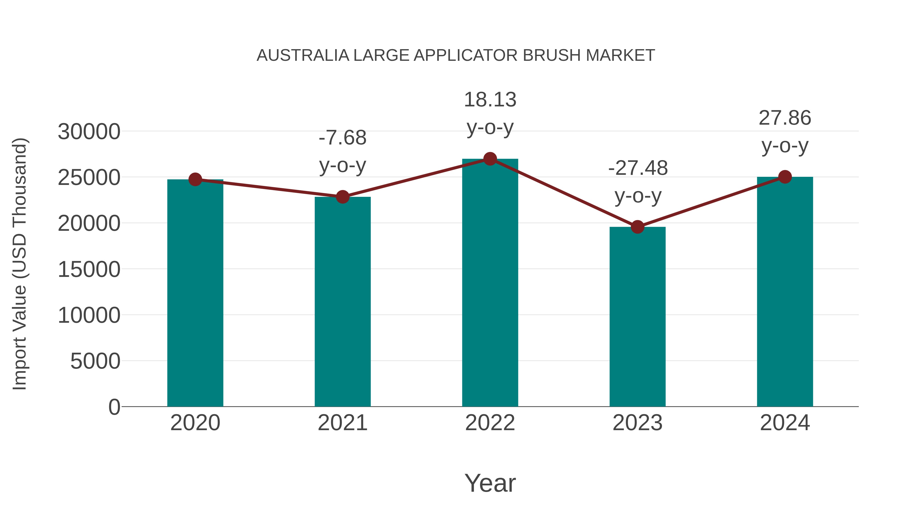  Australia Large Applicator Brush Market: Import Trend Analysis