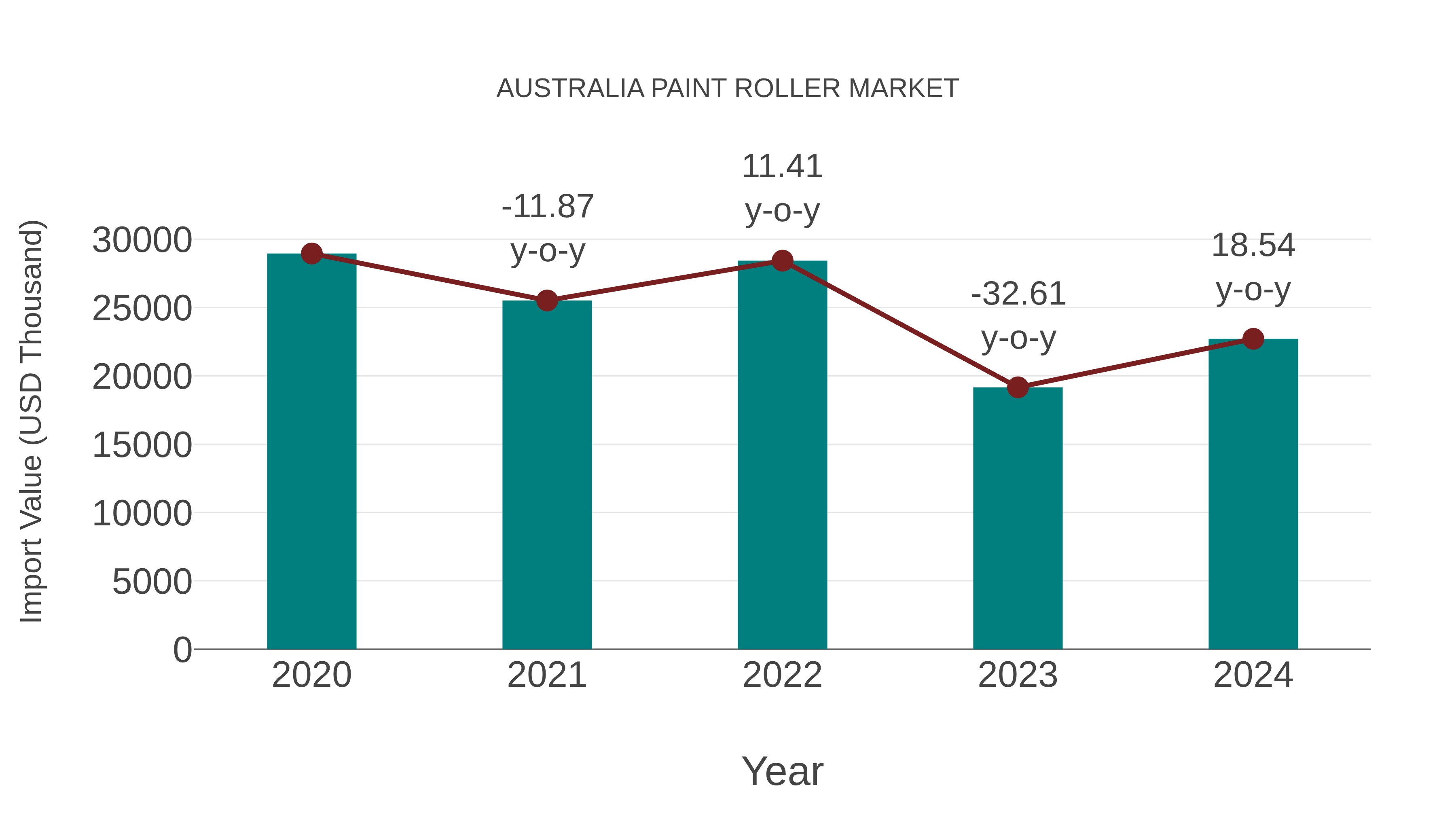  Australia Paint Roller Market: Import Trend Analysis