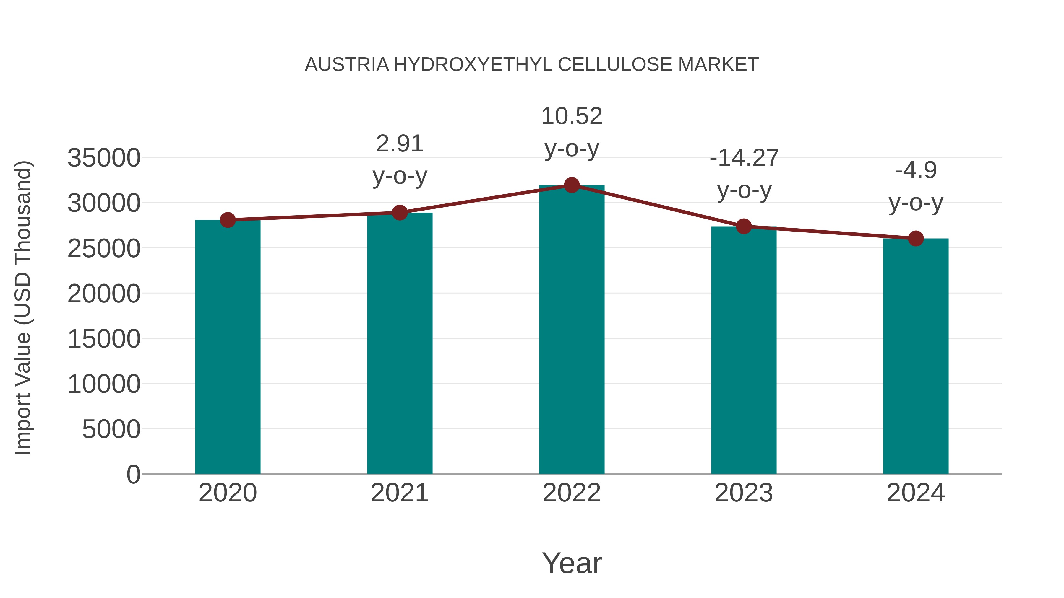  Austria Hydroxyethyl Cellulose Market: Import Trend Analysis