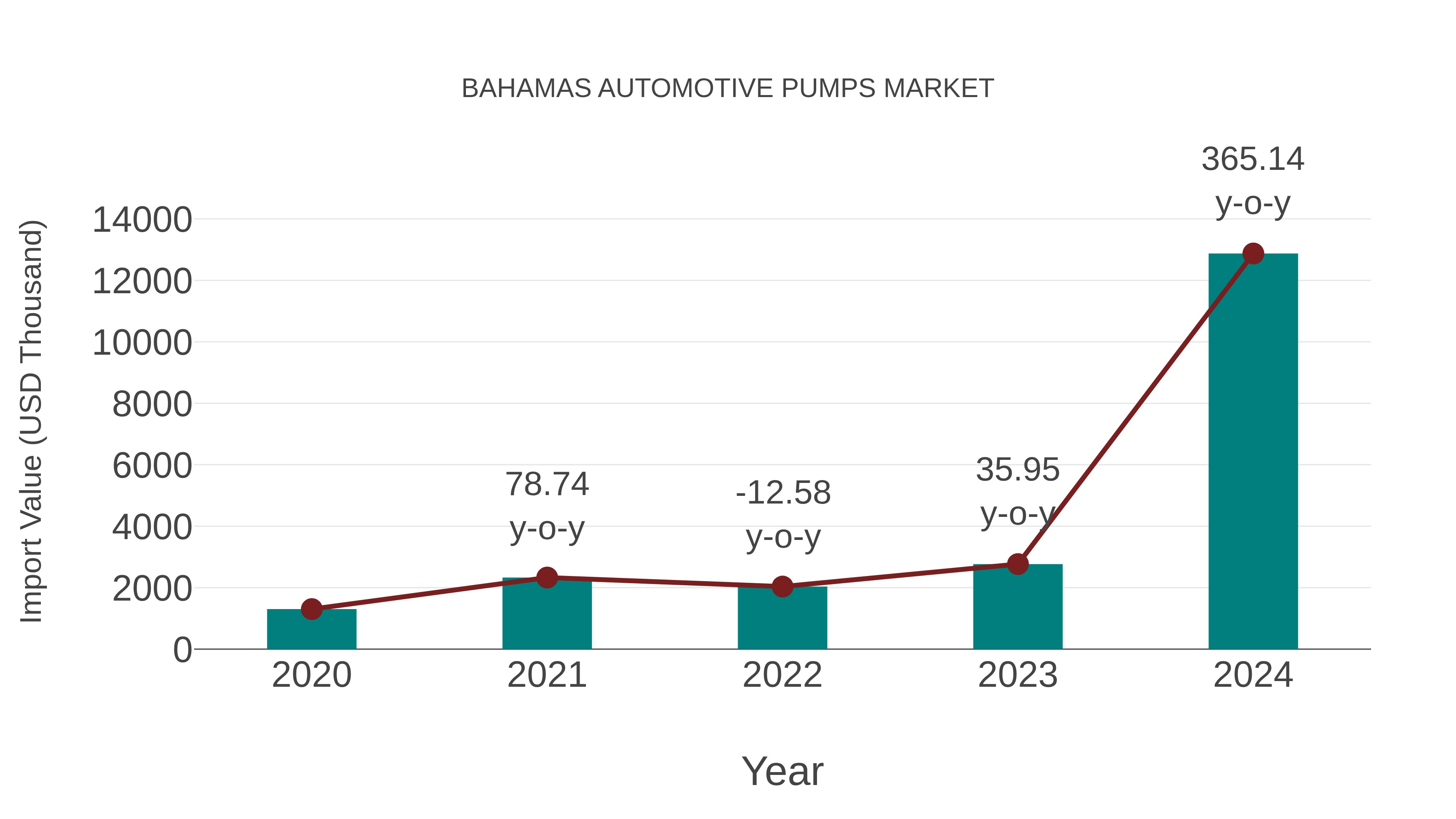  Bahamas Automotive Pumps Market: Import Trend Analysis