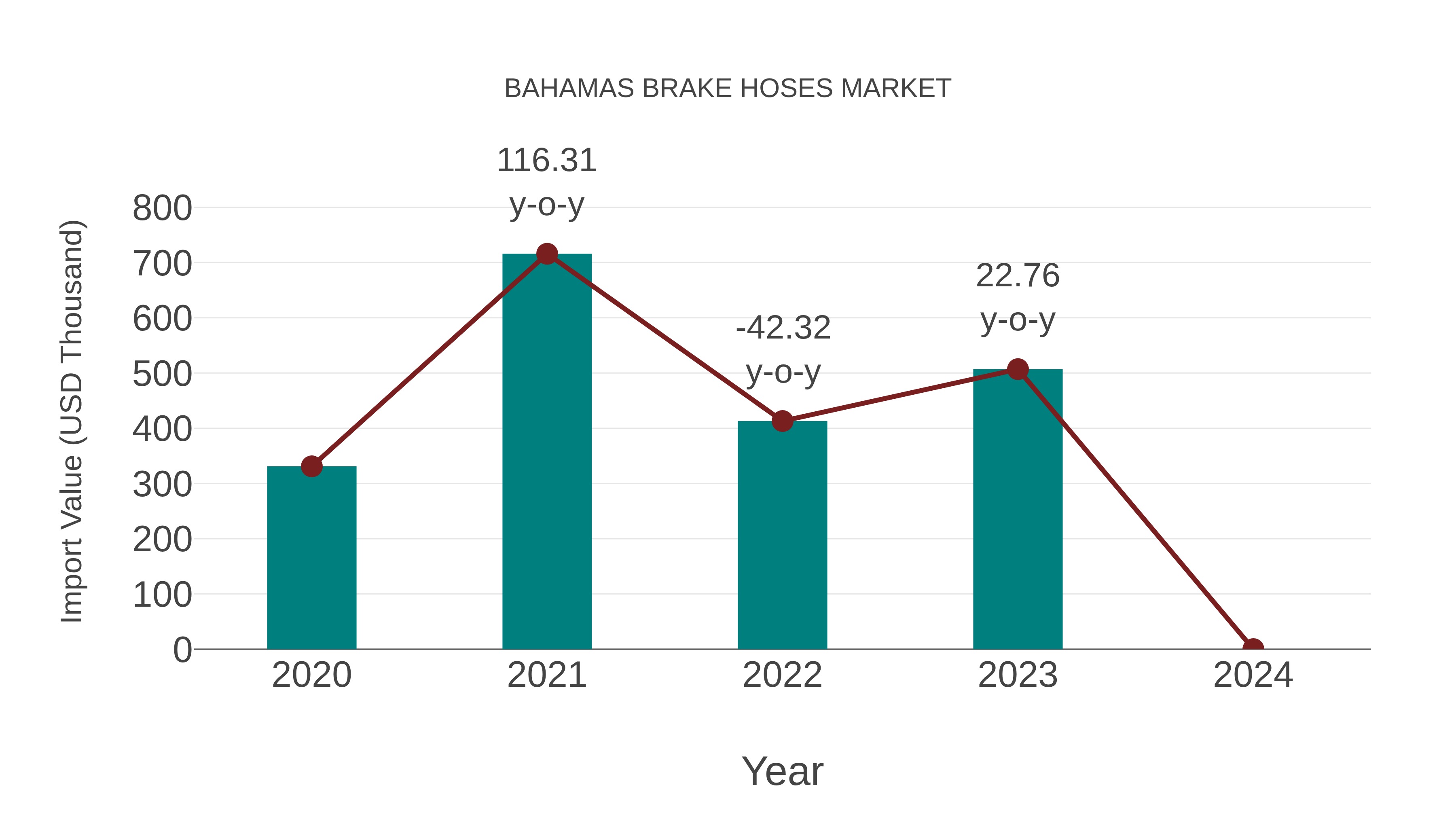  Bahamas Brake Hoses Market: Import Trend Analysis
