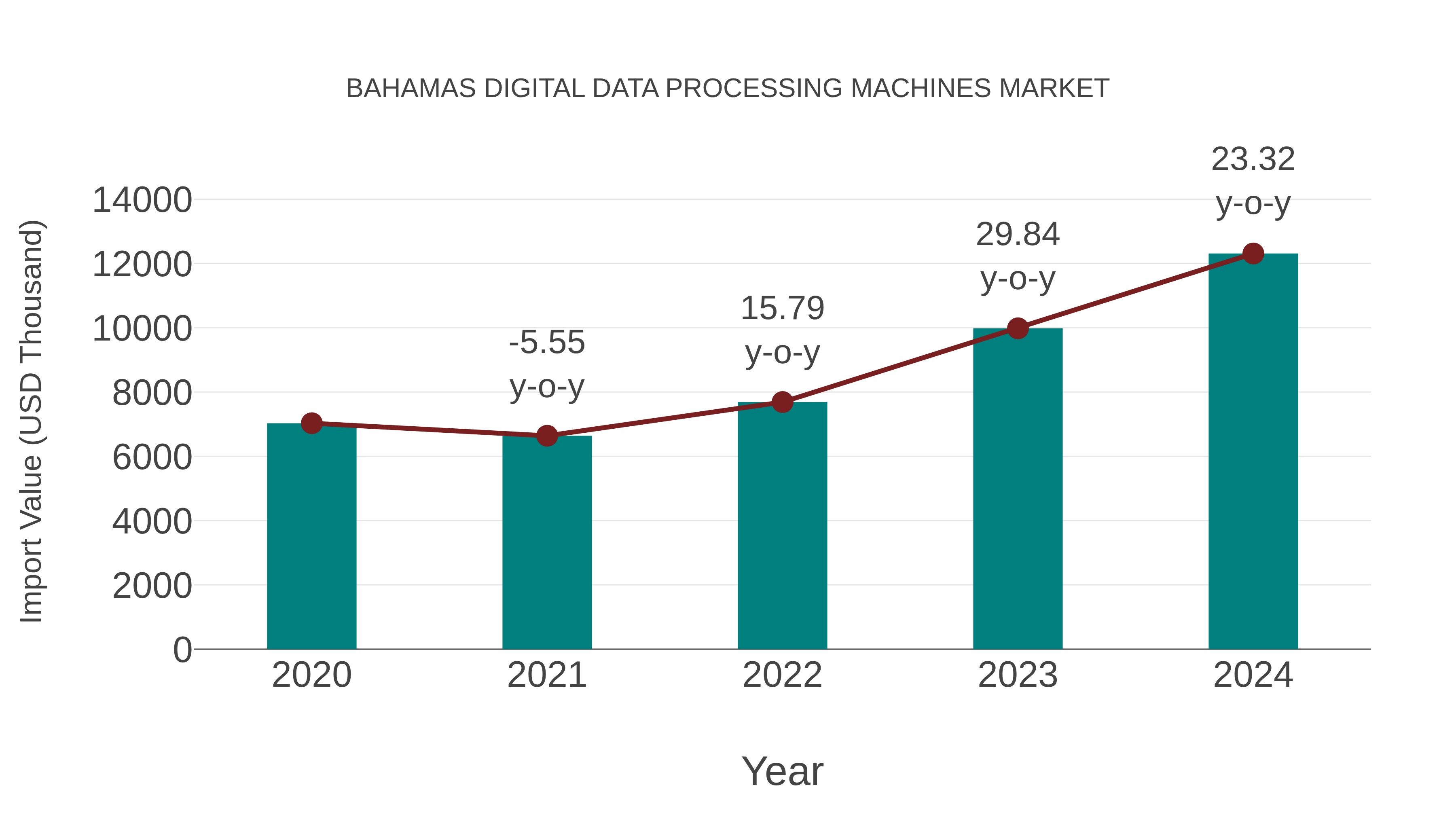  Bahamas Digital Data Processing Machines Market: Import Trend Analysis