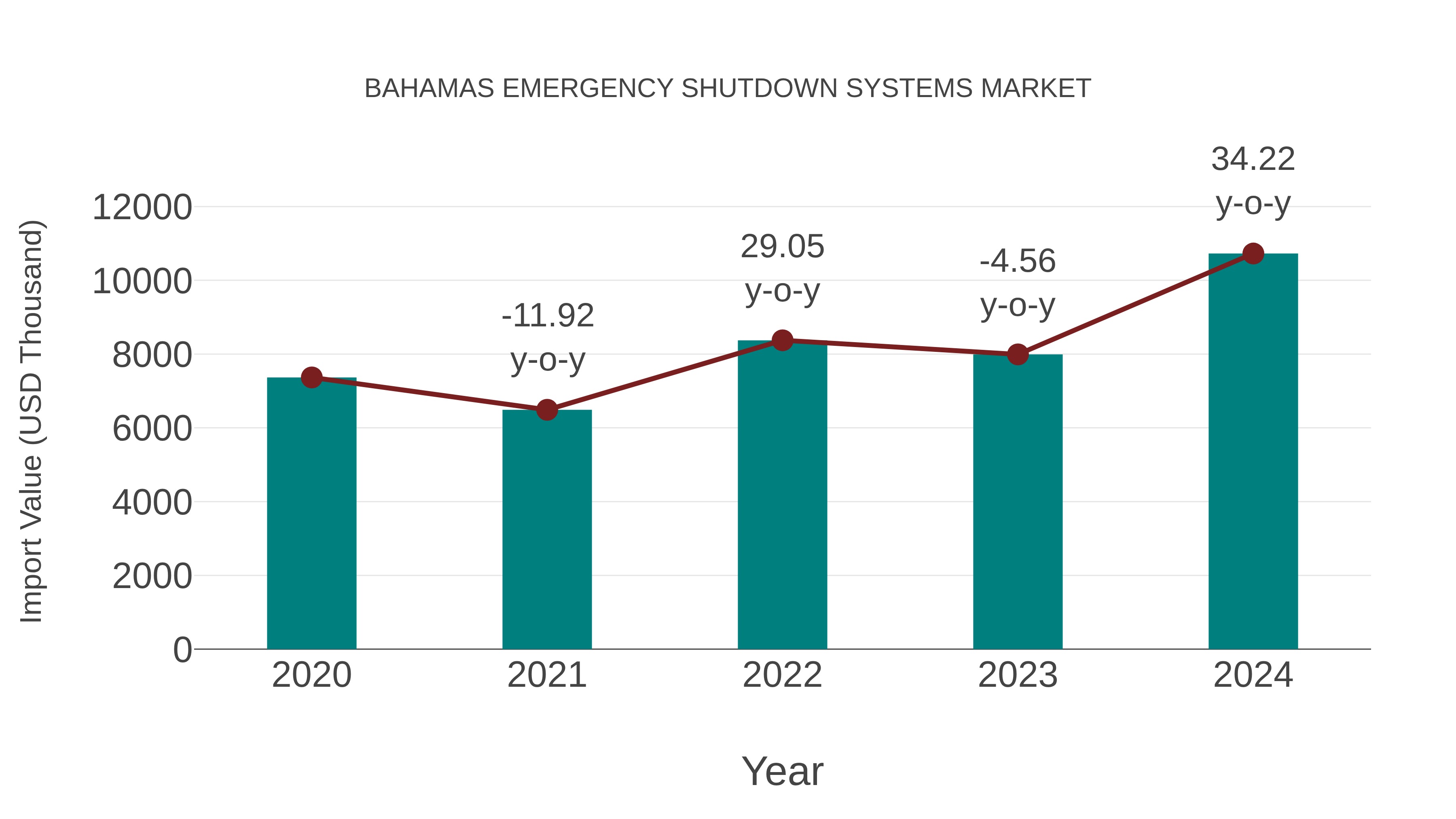  Bahamas Emergency Shutdown Systems Market: Import Trend Analysis