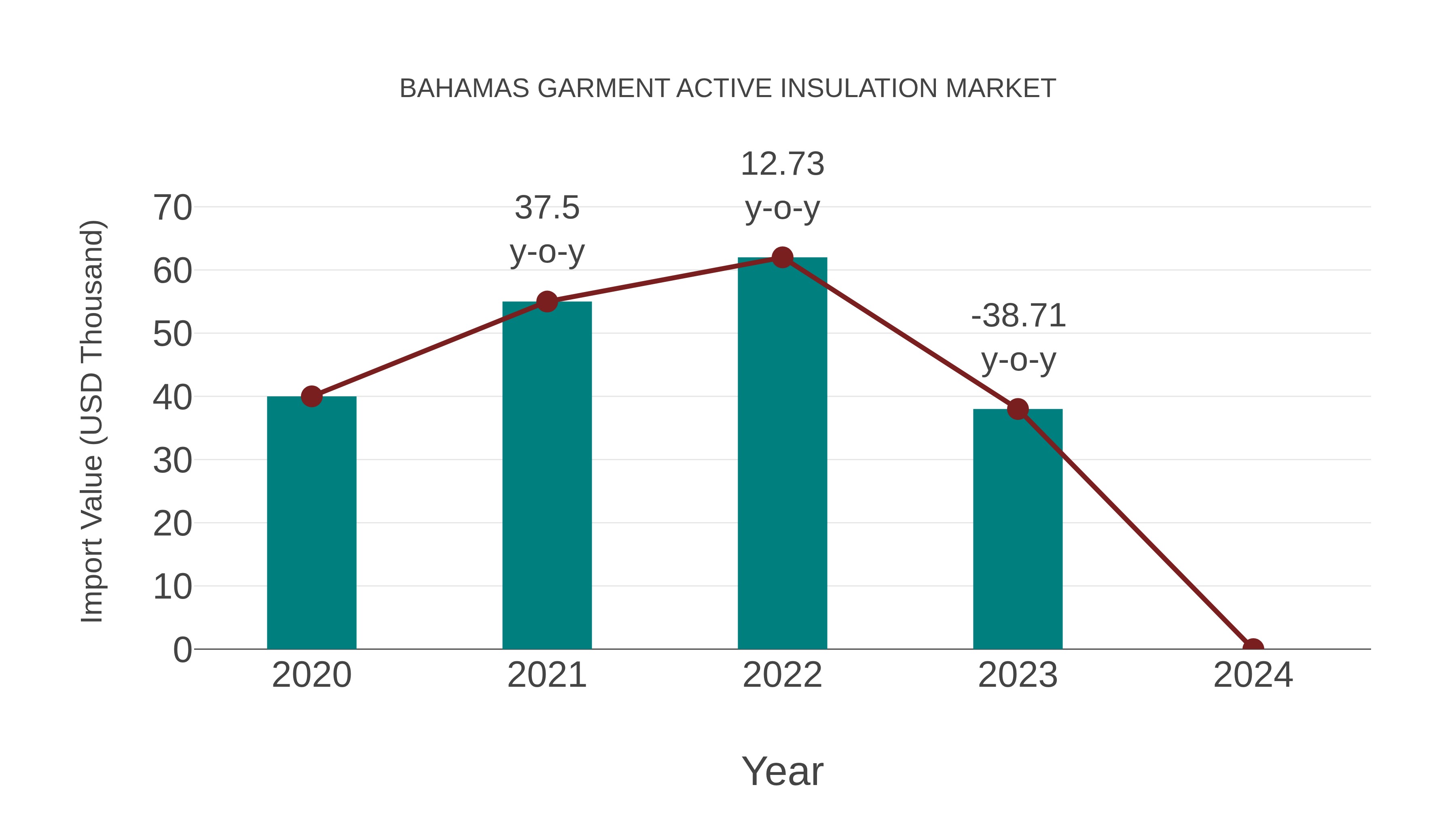  Bahamas Garment Active Insulation Market: Import Trend Analysis