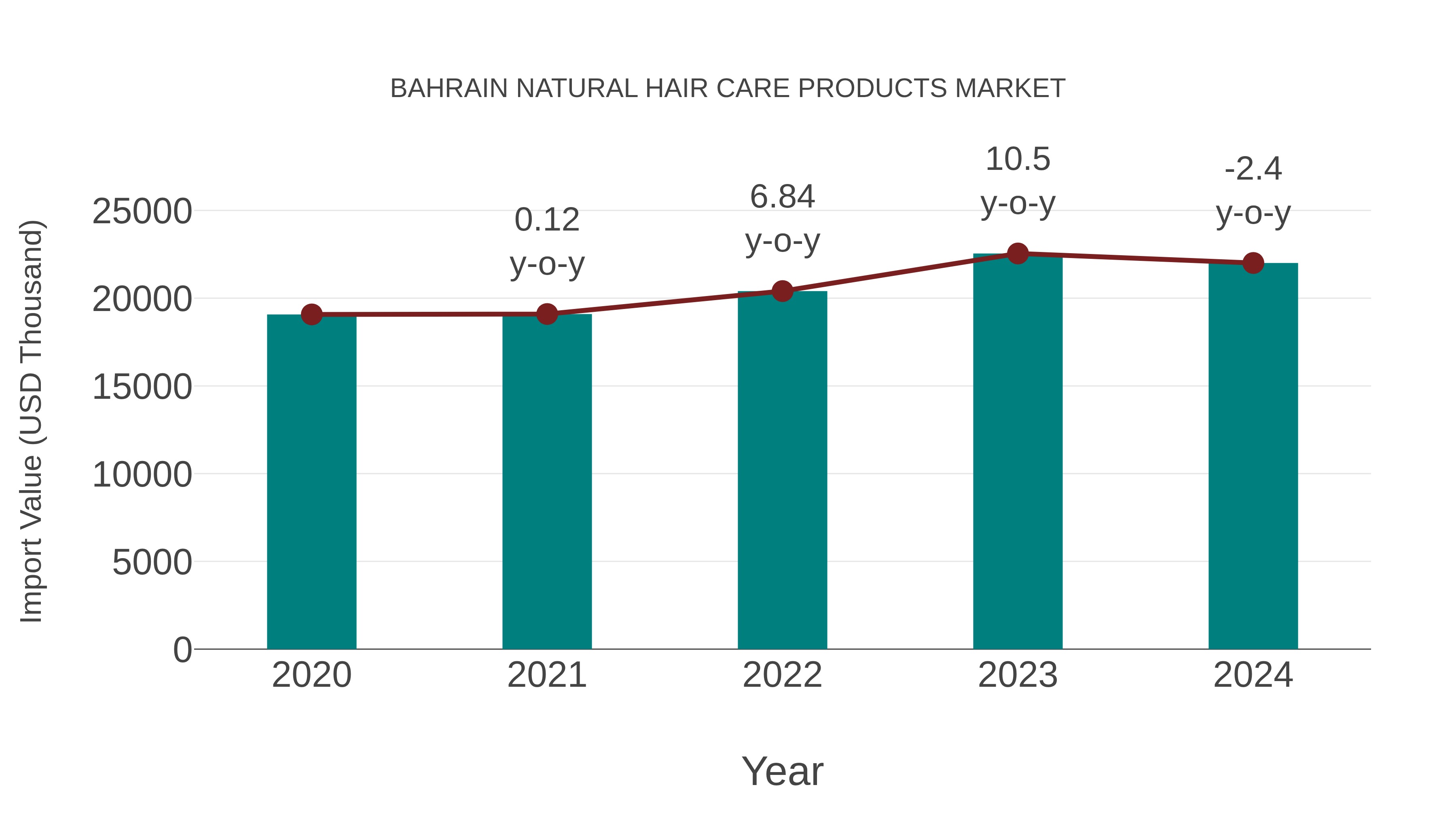  Bahrain Natural Hair Care Products Market: Import Trend Analysis
