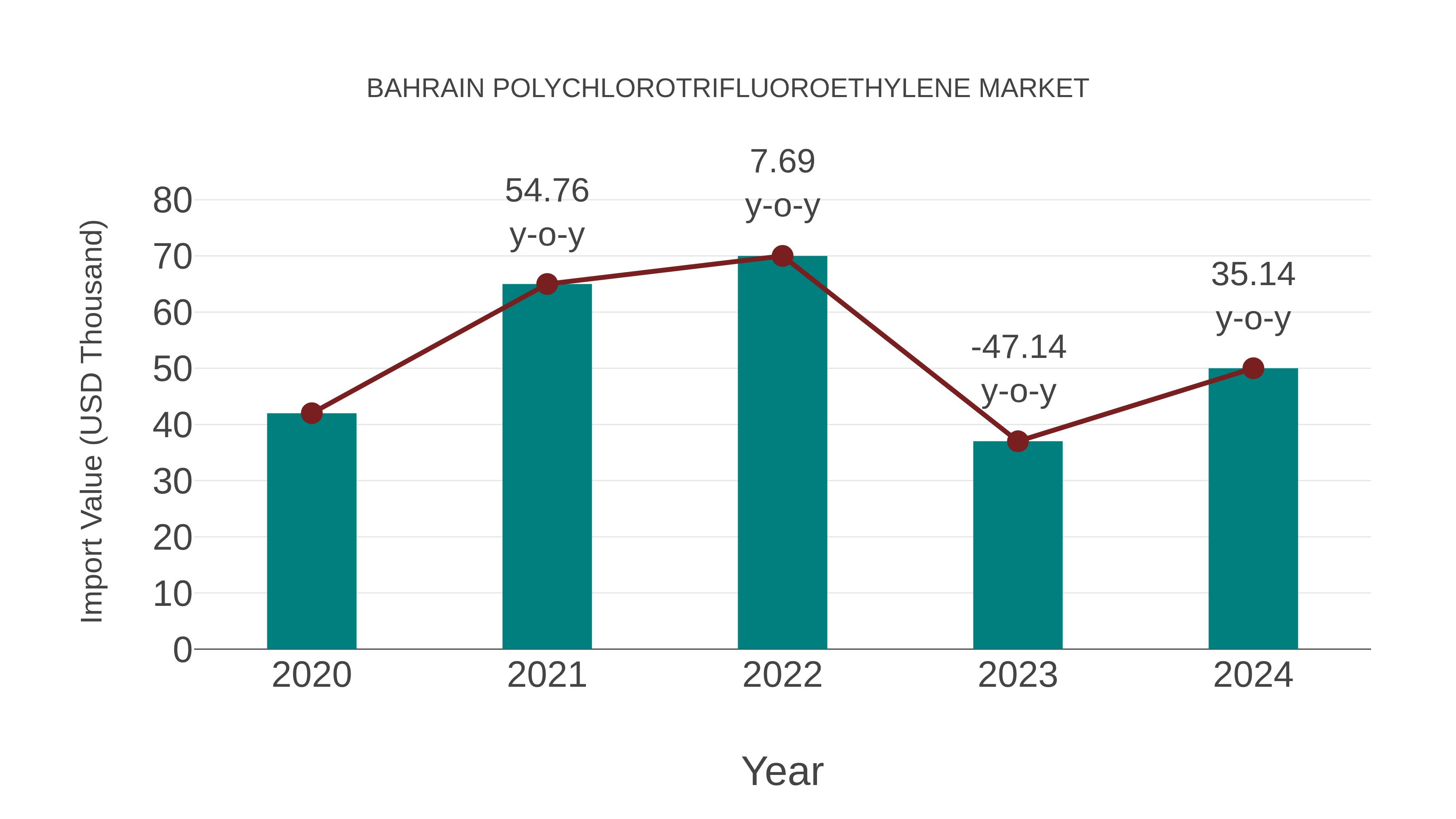 Bahrain Polychlorotrifluoroethylene Market: Import Trend Analysis