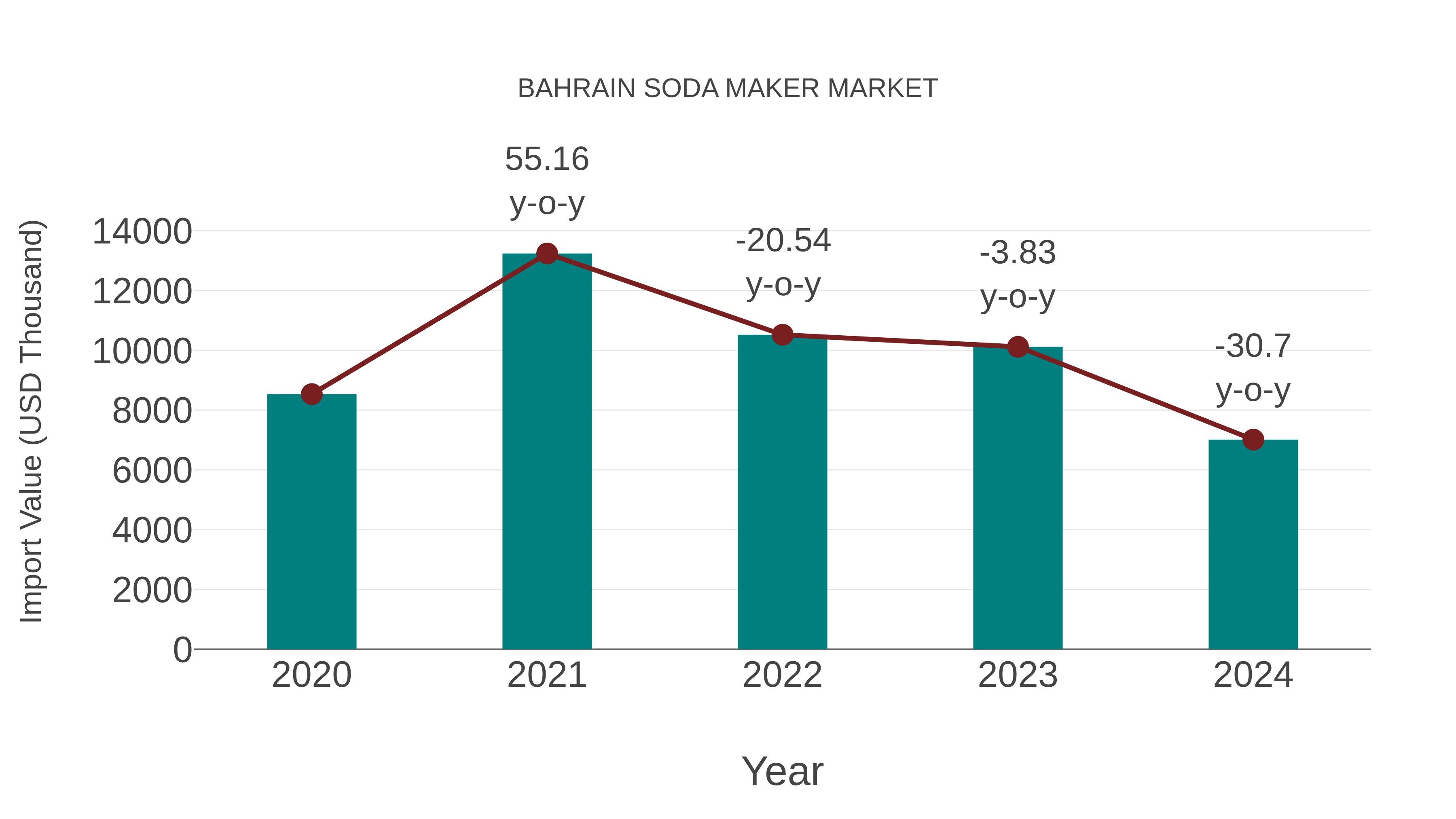  Bahrain Soda Maker Market: Import Trend Analysis