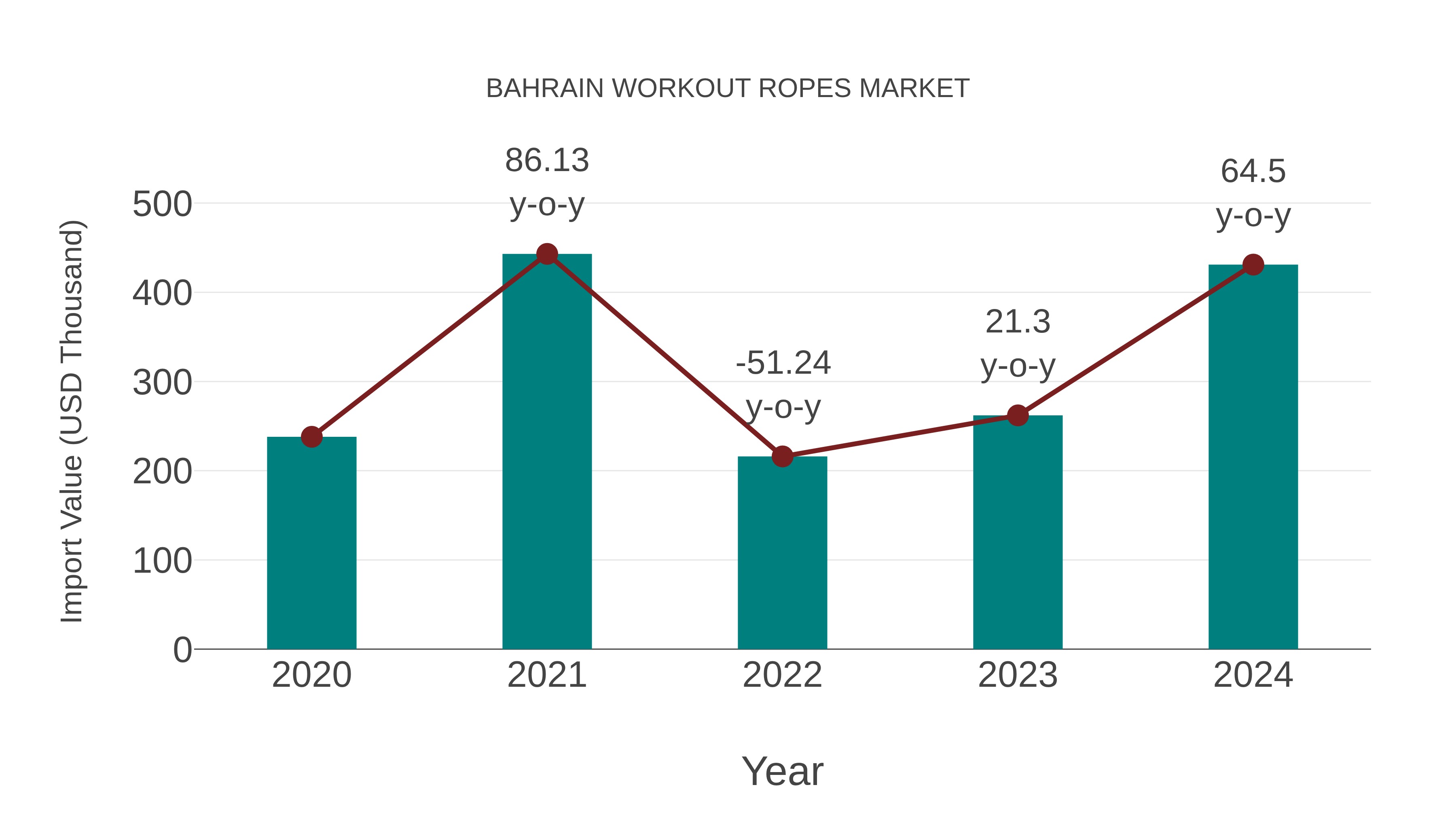  Bahrain Workout Ropes Market: Import Trend Analysis