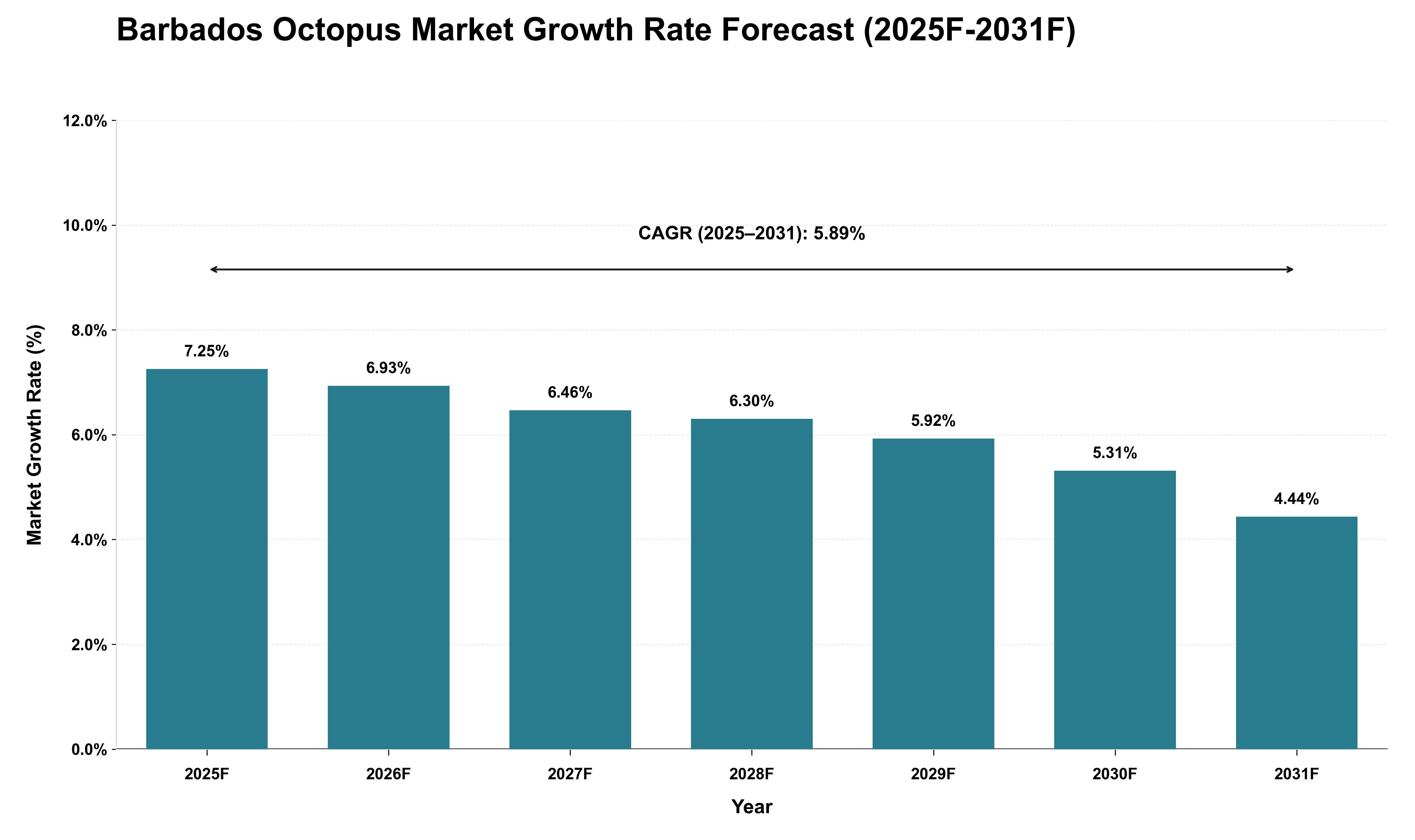 Barbados Octopus Market Growth Rate Analysis (2025 - 2031)