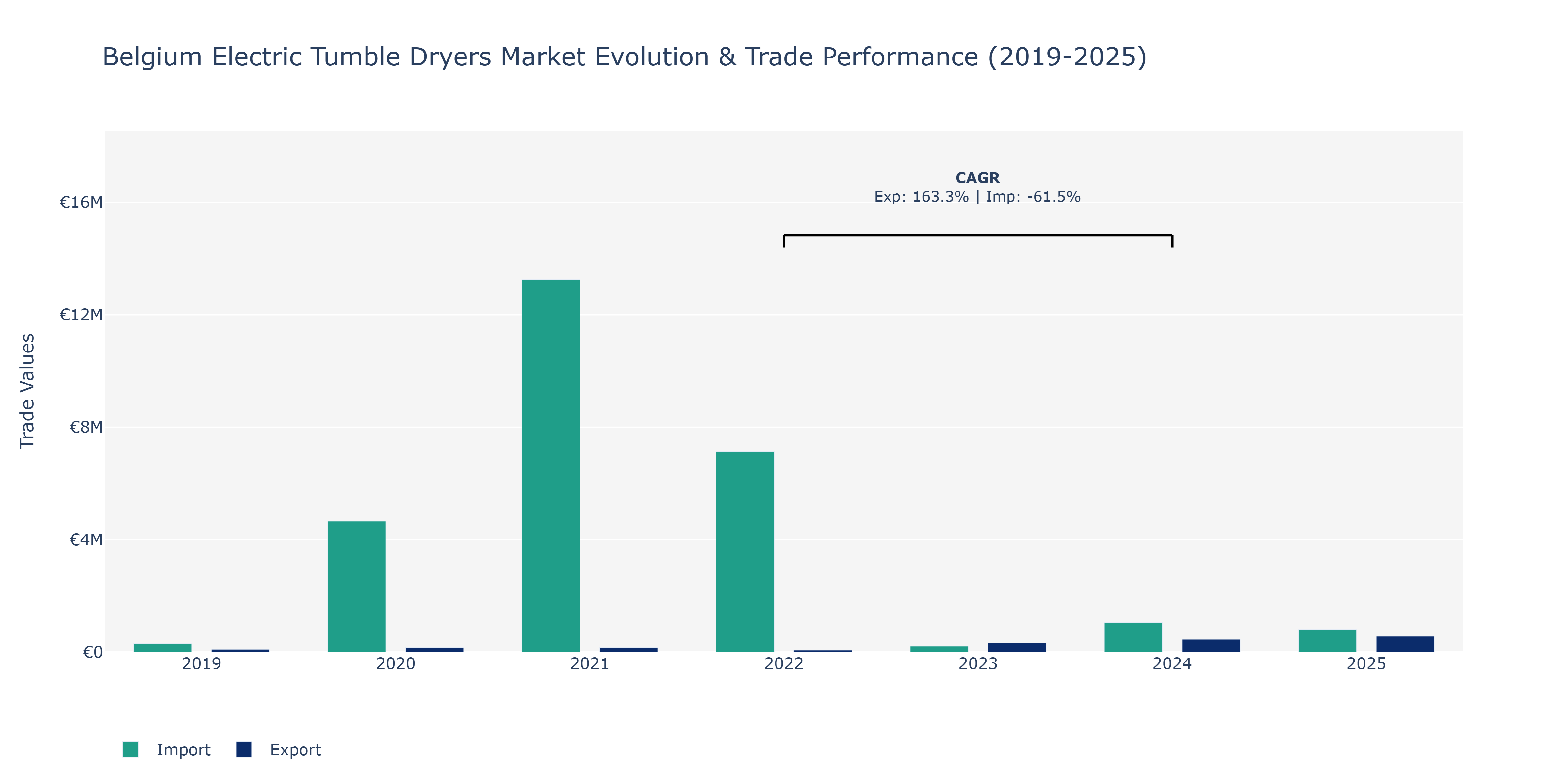 Belgium Electric Tumble Dryers Market: Production & Trade Performance (2019-2025)