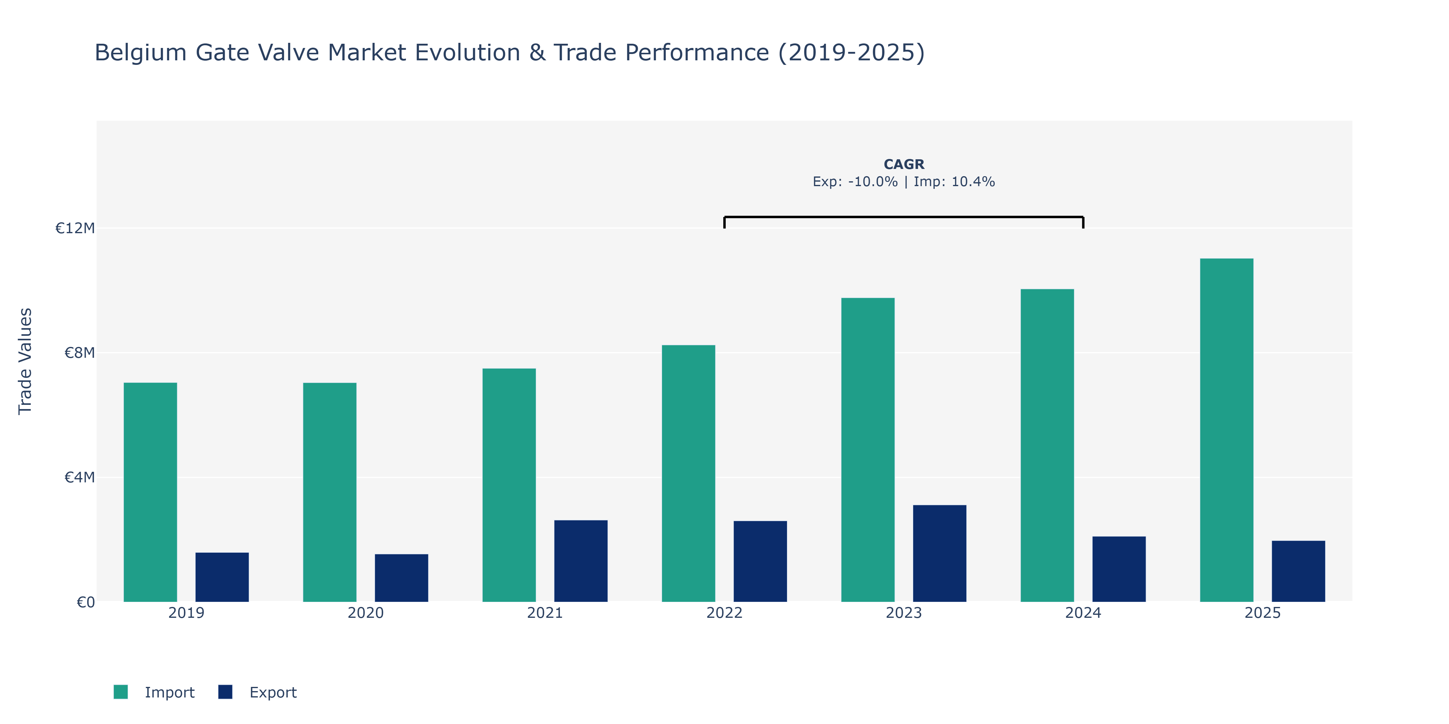 Belgium Gate Valve Market: Production & Trade Performance (2019-2025)
