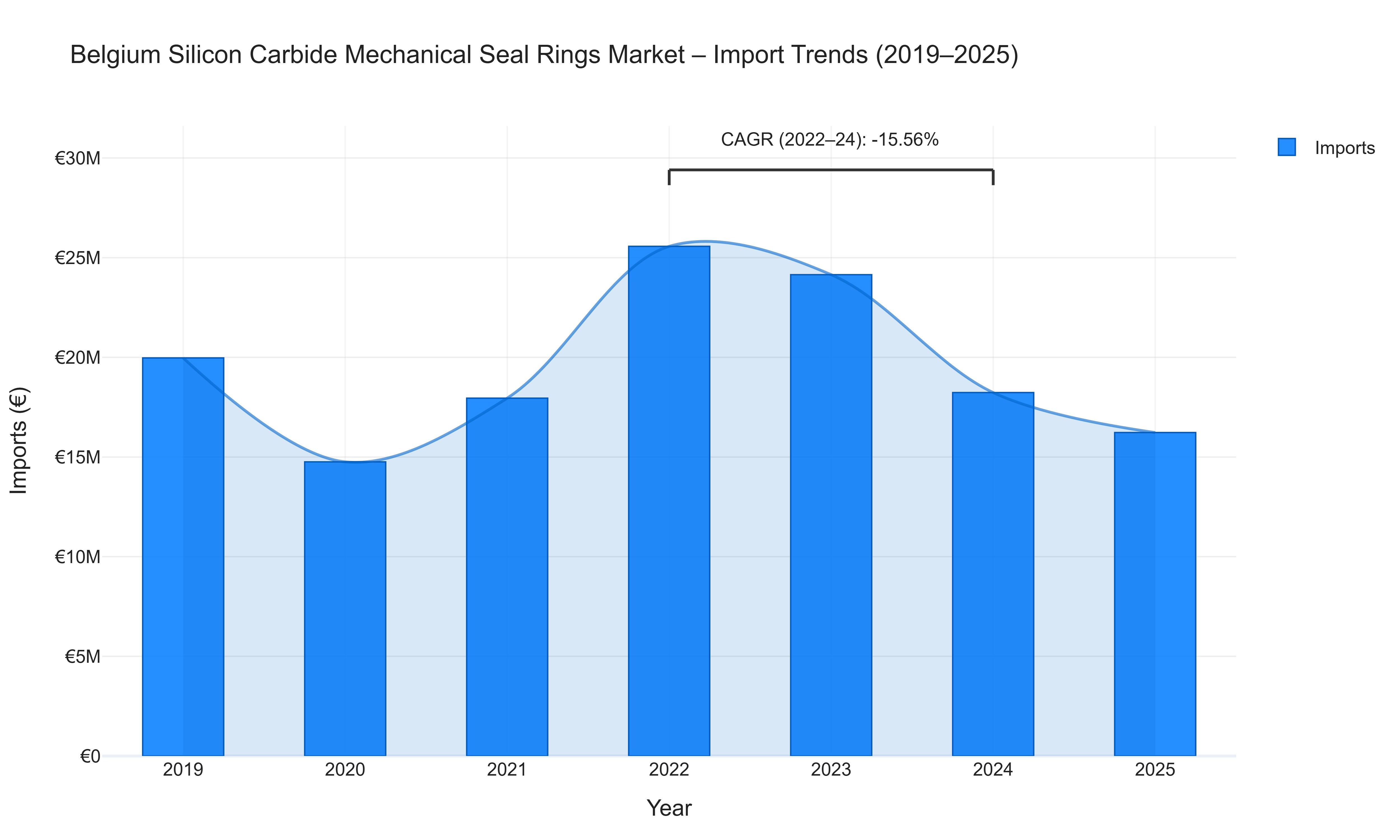 Belgium Silicon Carbide Mechanical Seal Rings Market - Import Trends (2019-2025)
