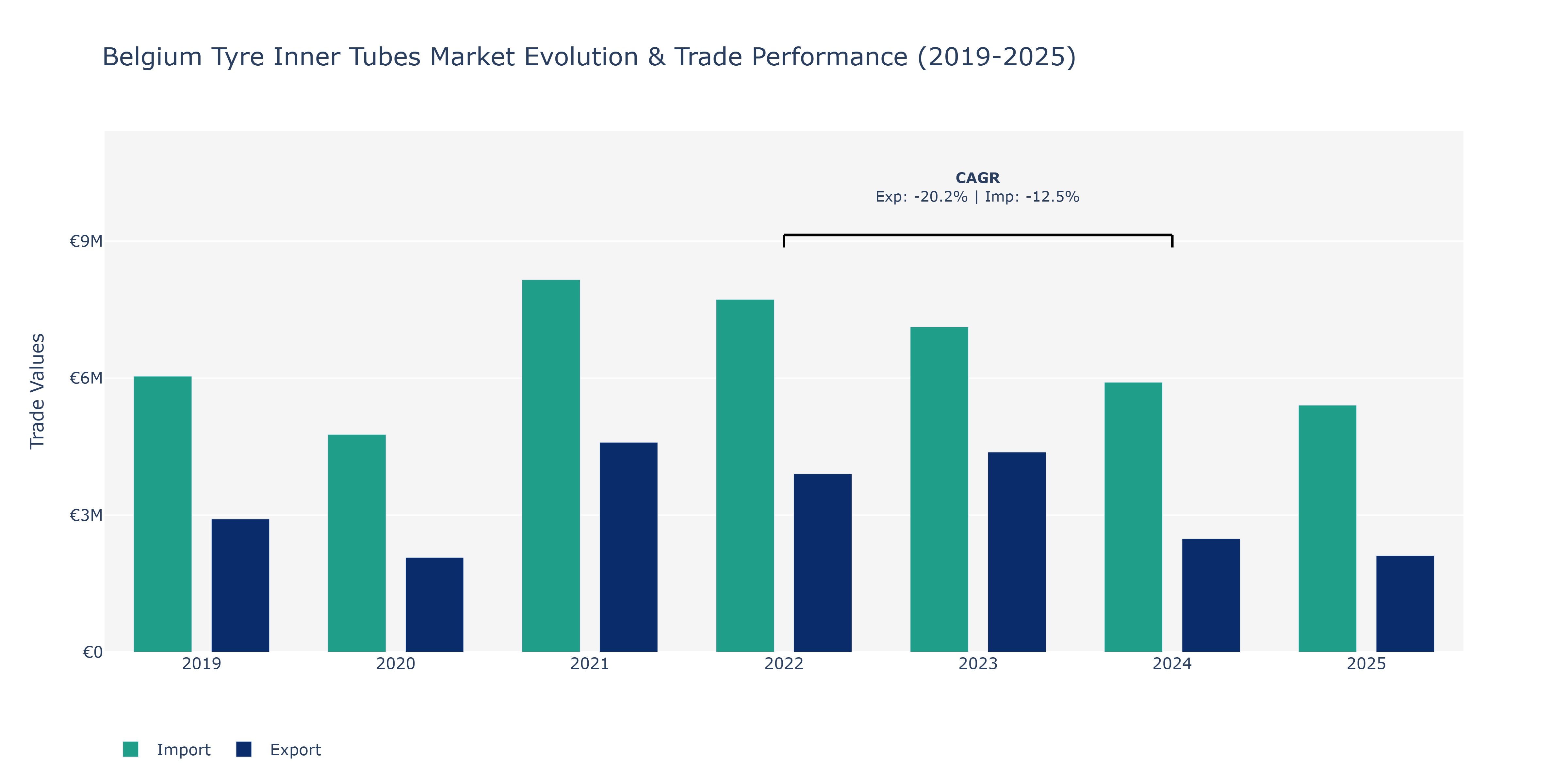 Belgium Tyre Inner Tubes Market: Production & Trade Performance (2019-2025)