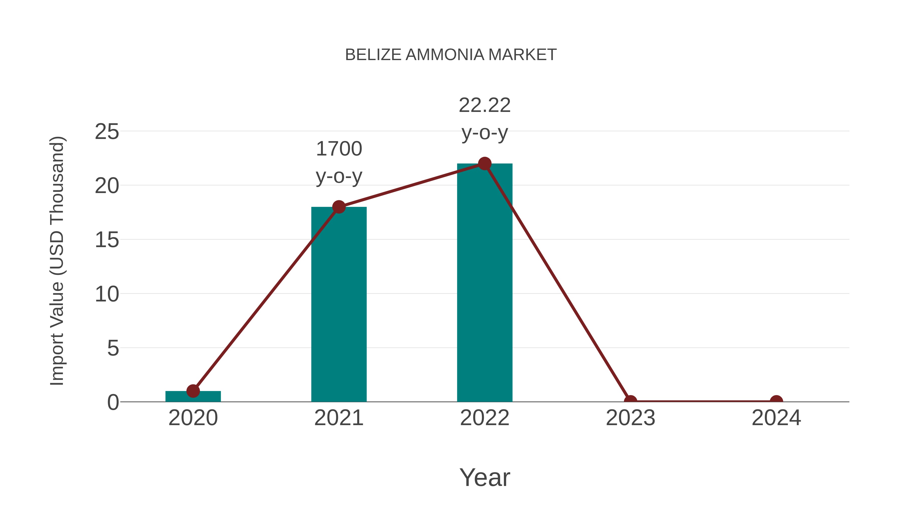 Belize Ammonia Market: Import Trend Analysis