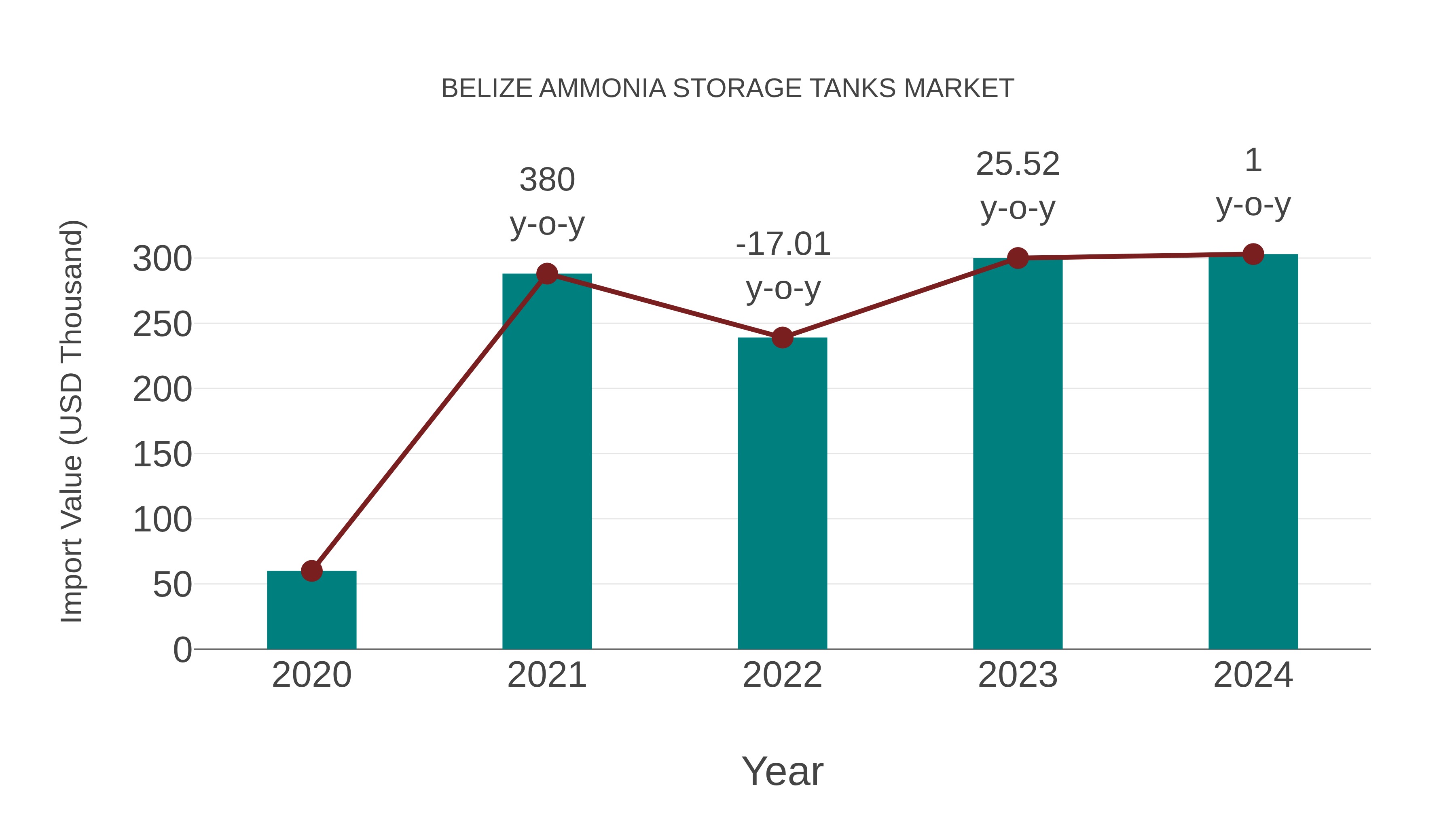  Belize Ammonia Storage Tanks Market: Import Trend Analysis