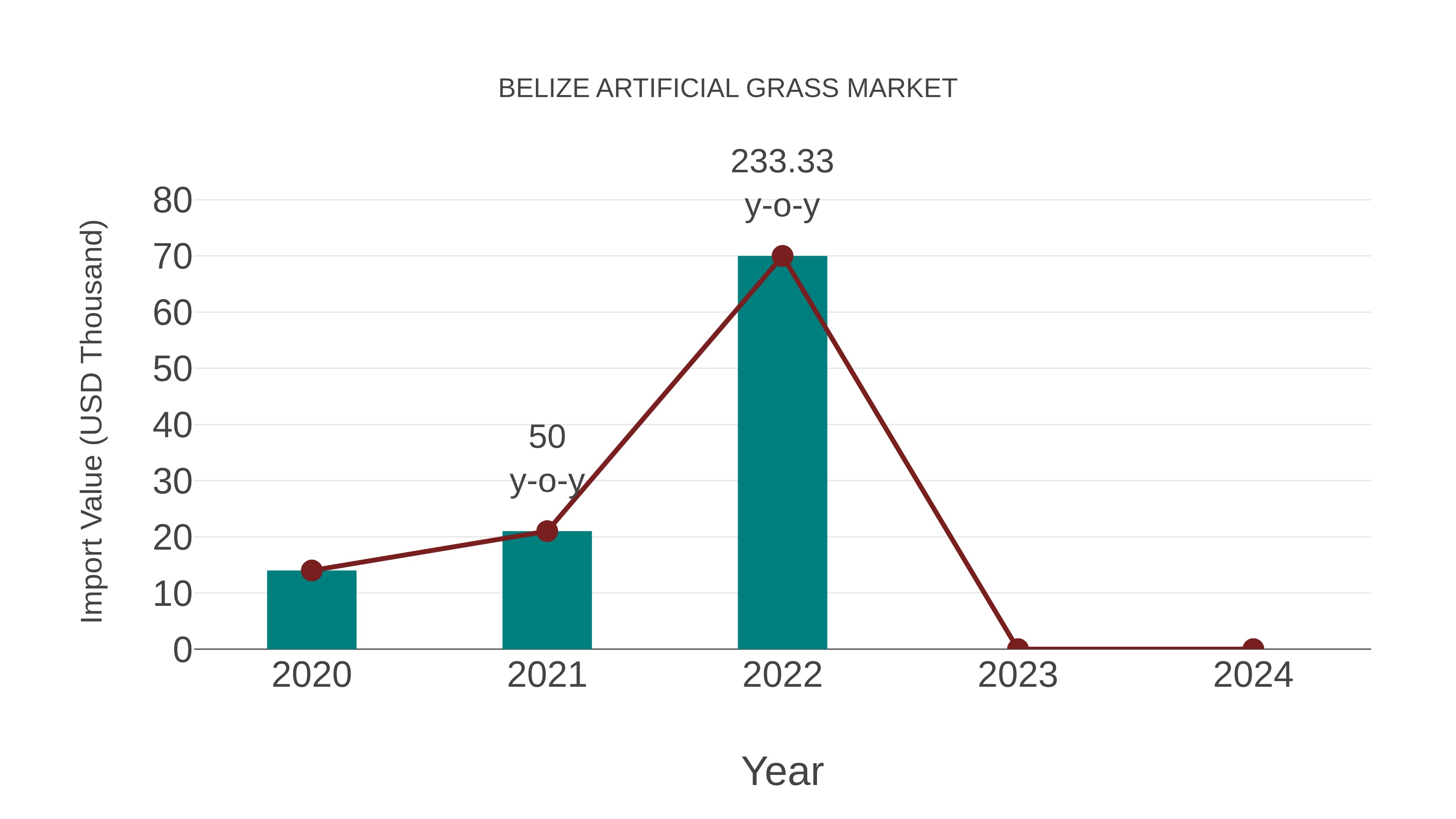  Belize Artificial Grass Market: Import Trend Analysis