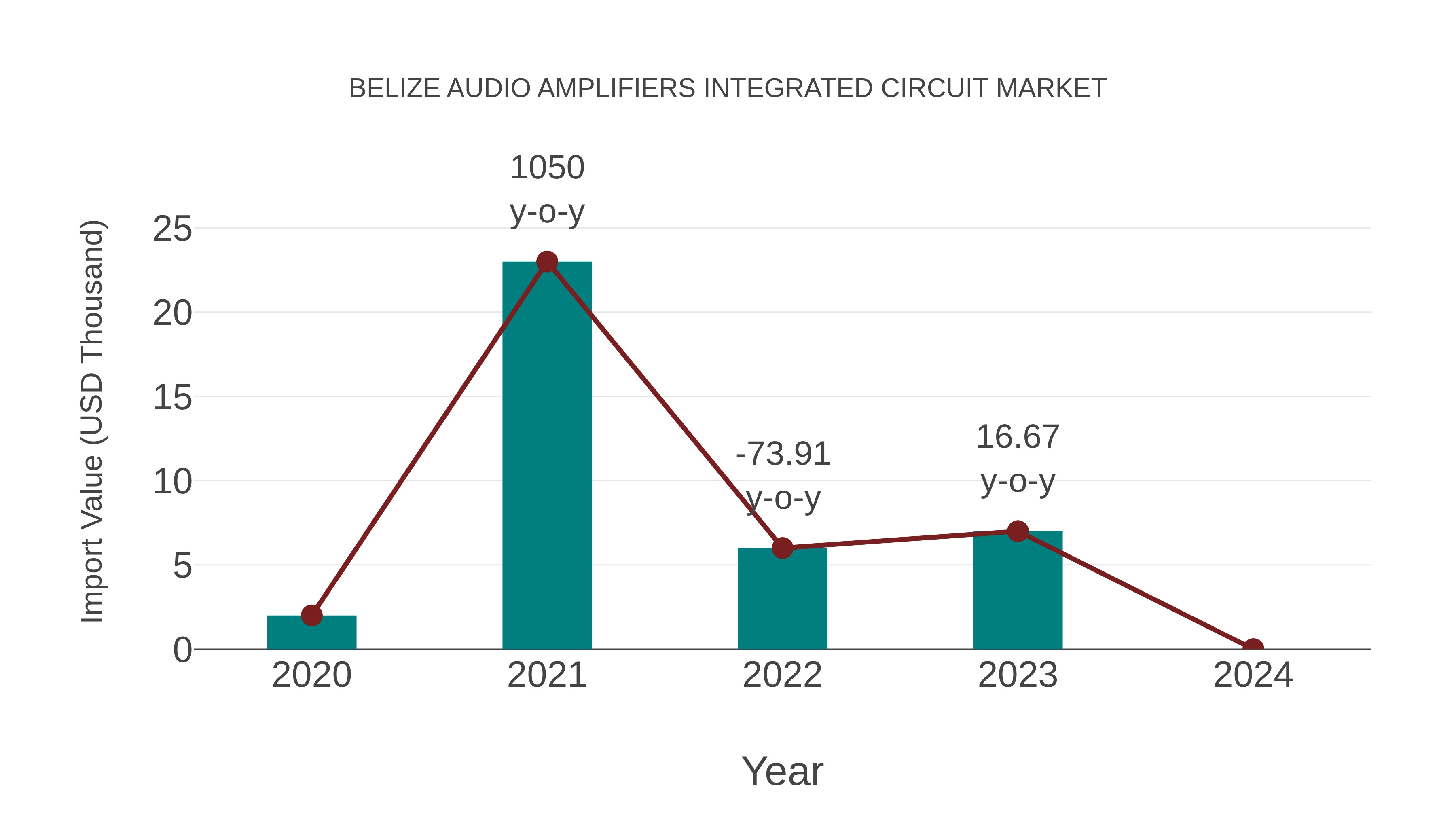  Belize Audio Amplifiers Integrated Circuit Market: Import Trend Analysis