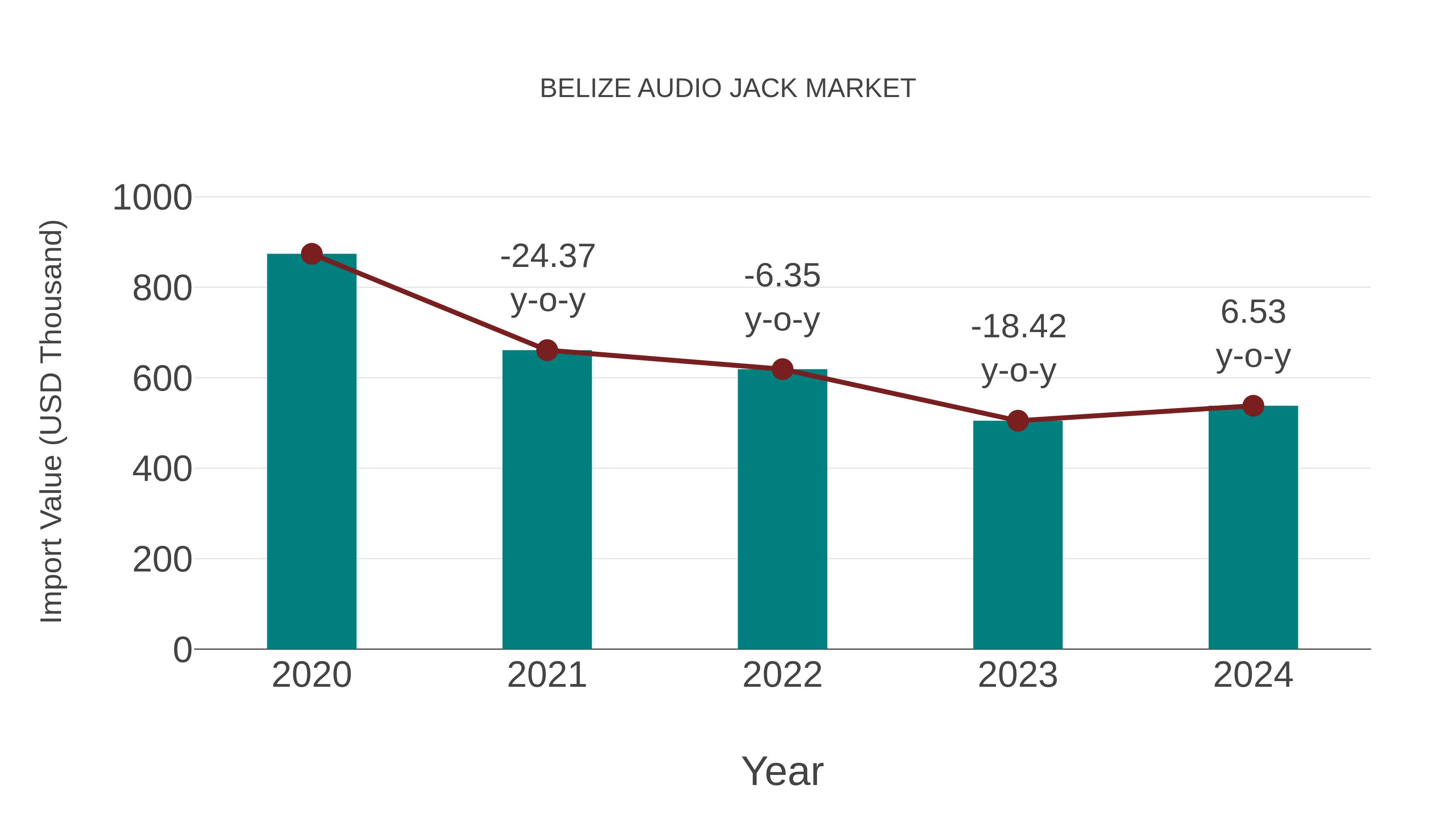  Belize Audio Jack Market: Import Trend Analysis