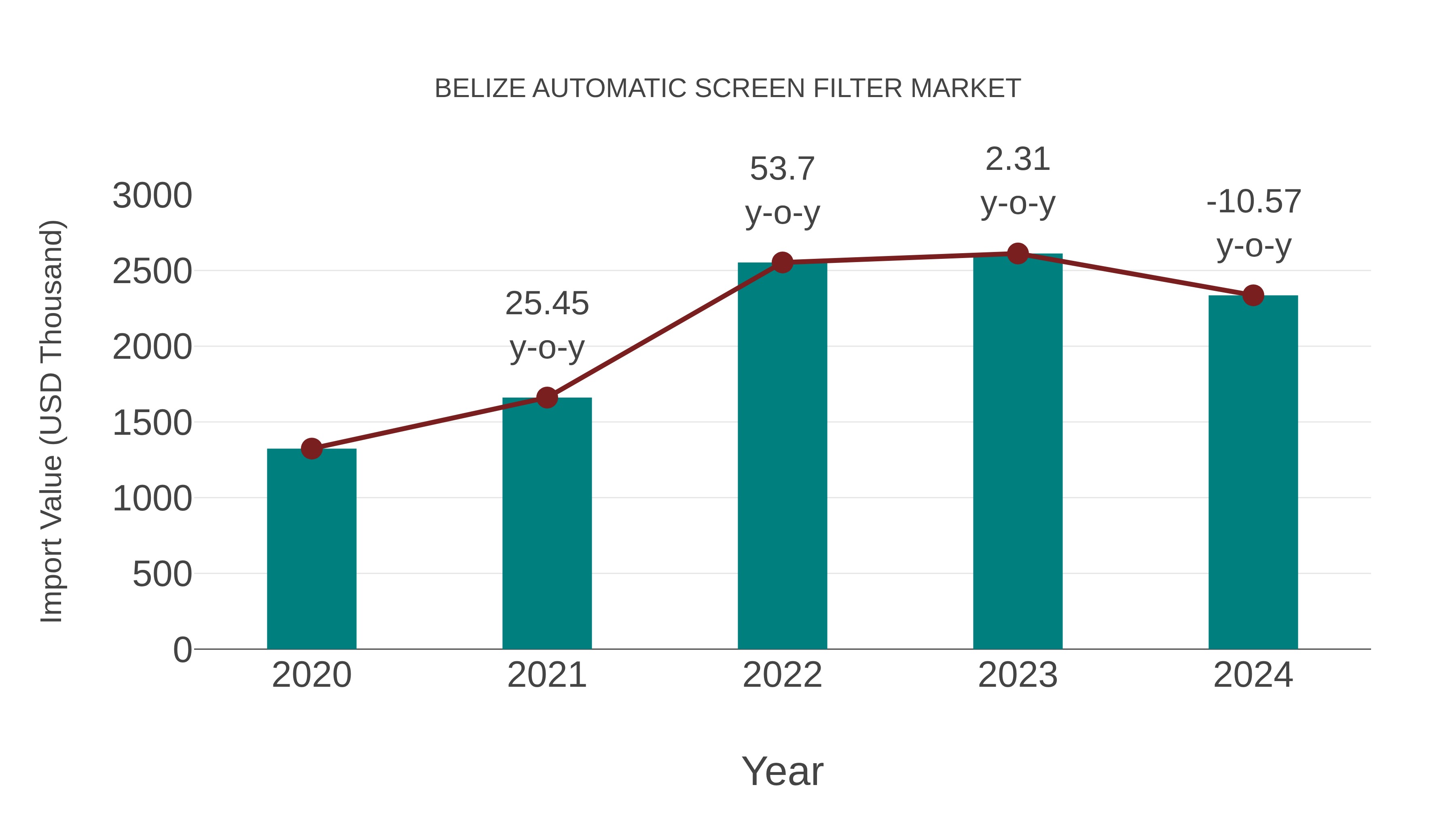  Belize Automatic Screen Filter Market: Import Trend Analysis
