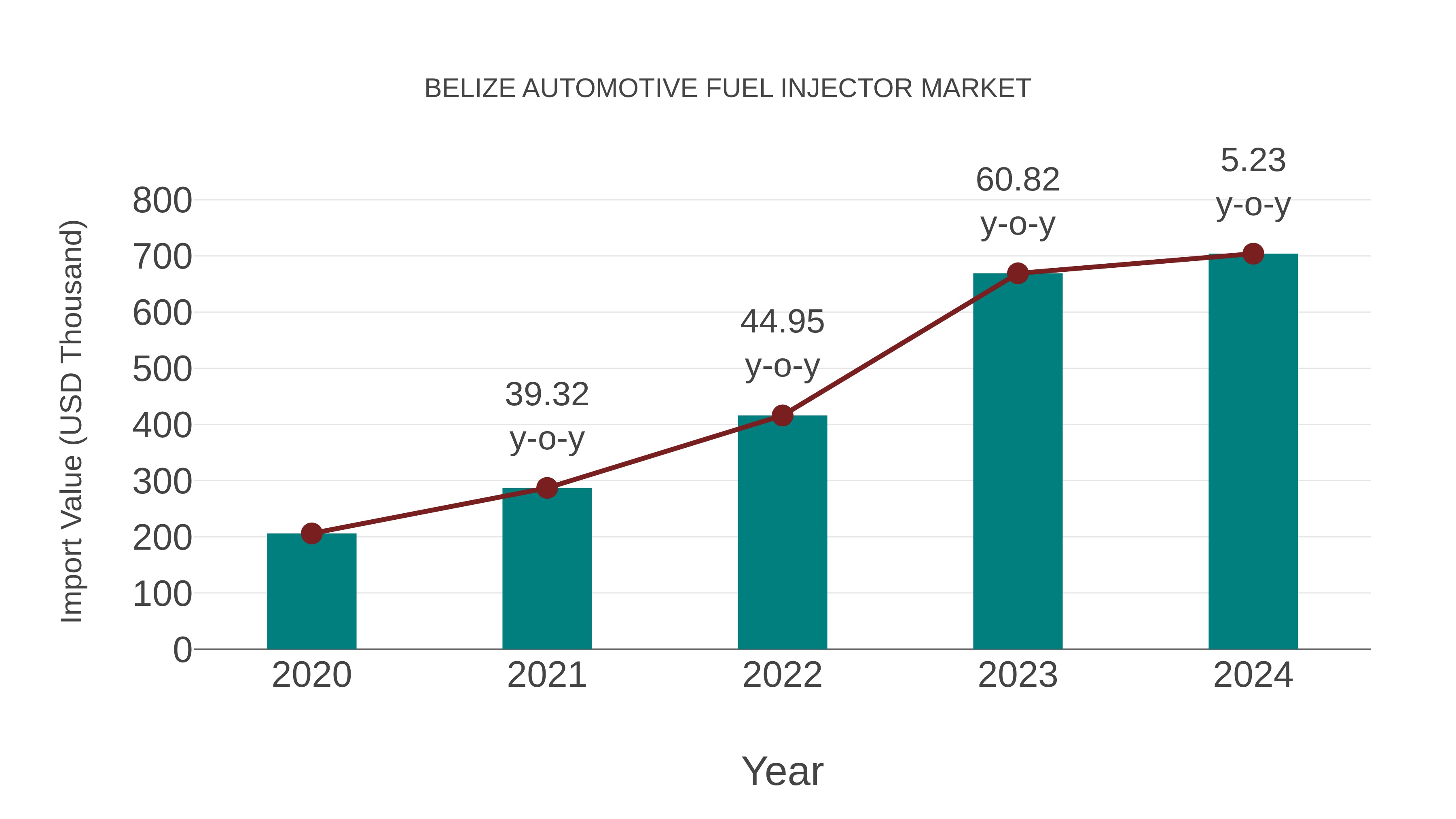  Belize Automotive Fuel Injector Market: Import Trend Analysis