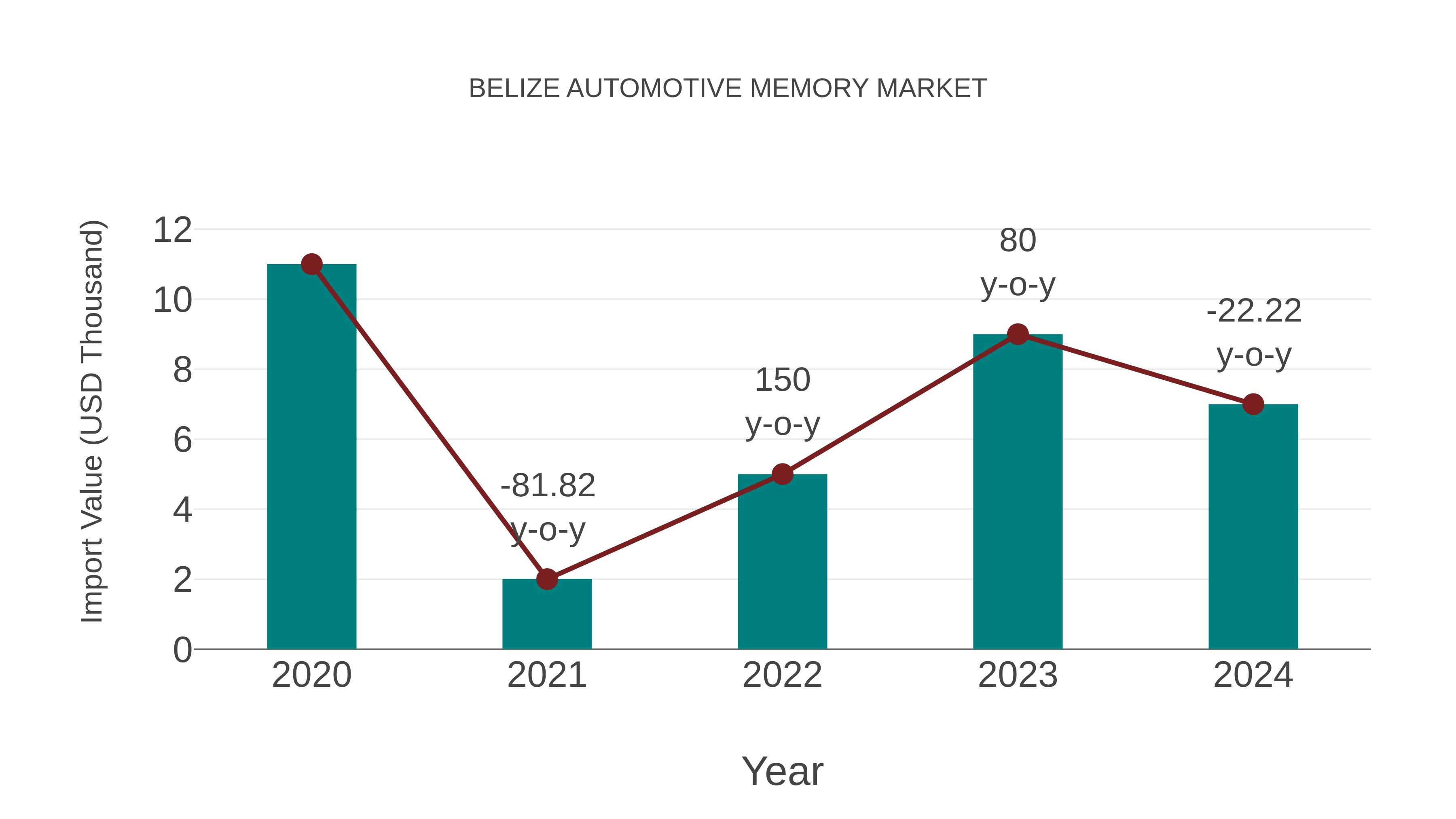 Belize Automotive Memory Market: Import Trend Analysis