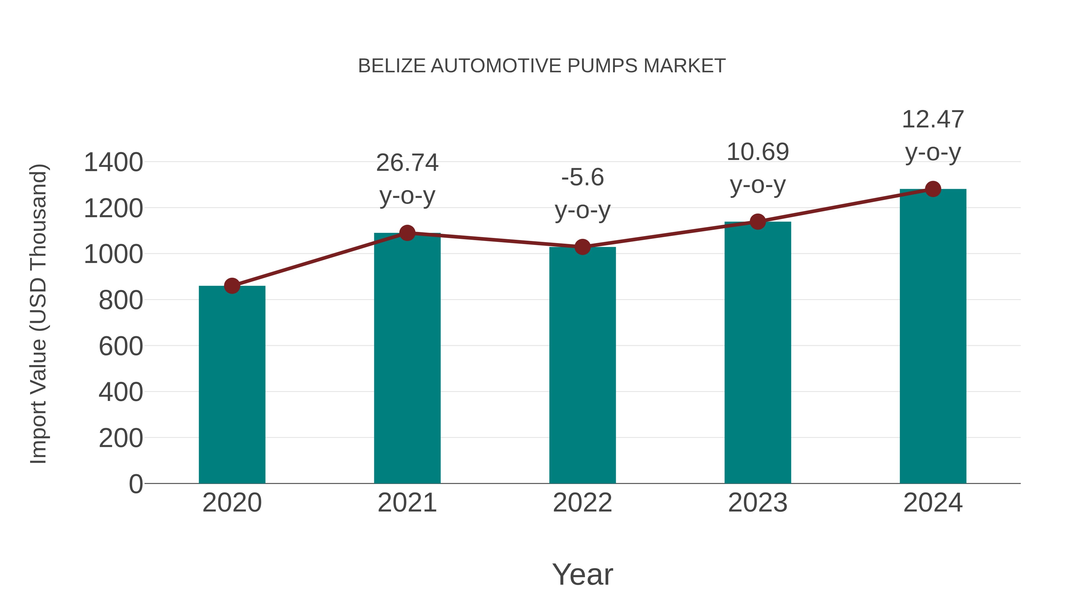 Belize Automotive Pumps Market: Import Trend Analysis