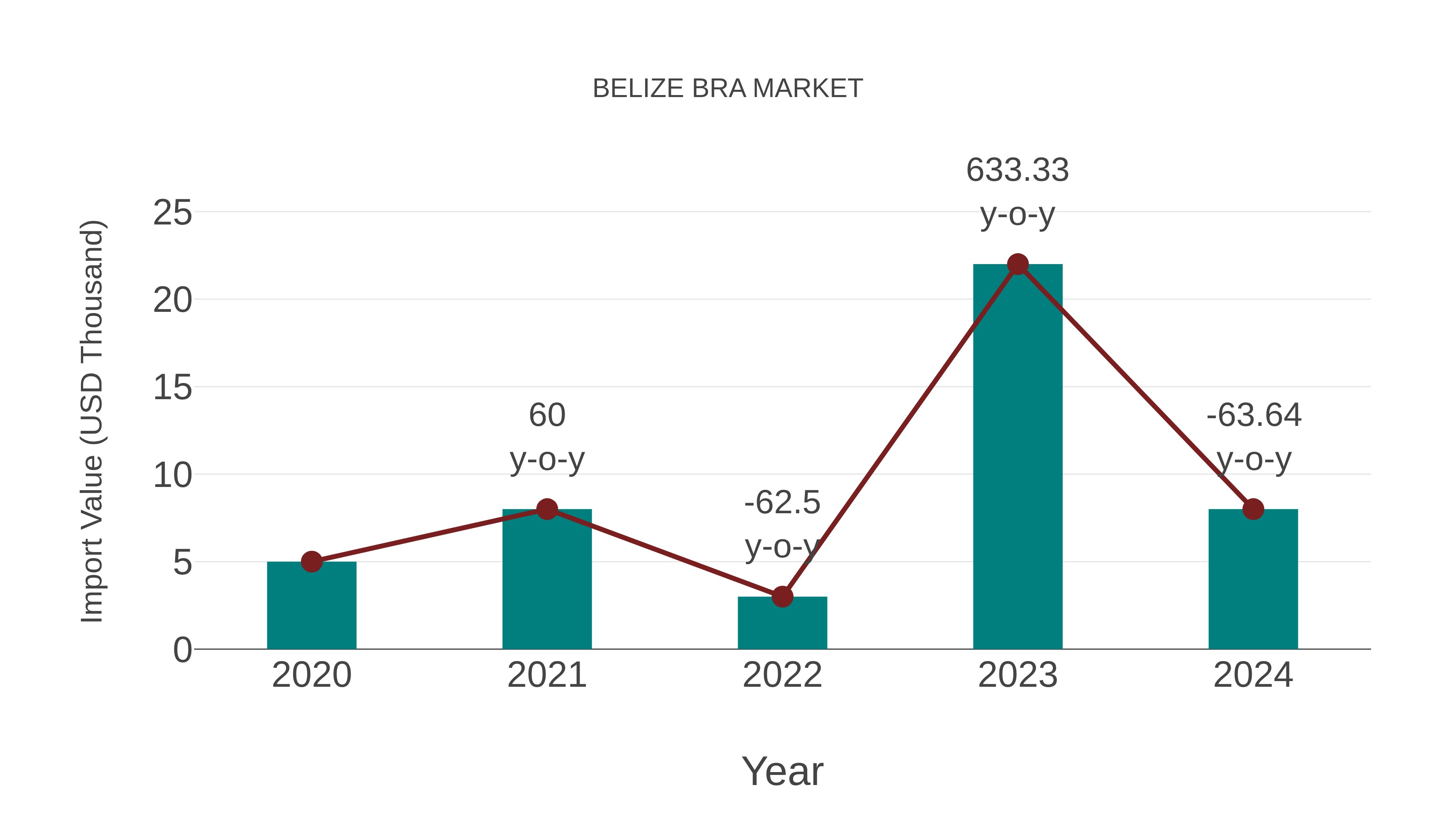  Belize Bra Market: Import Trend Analysis
